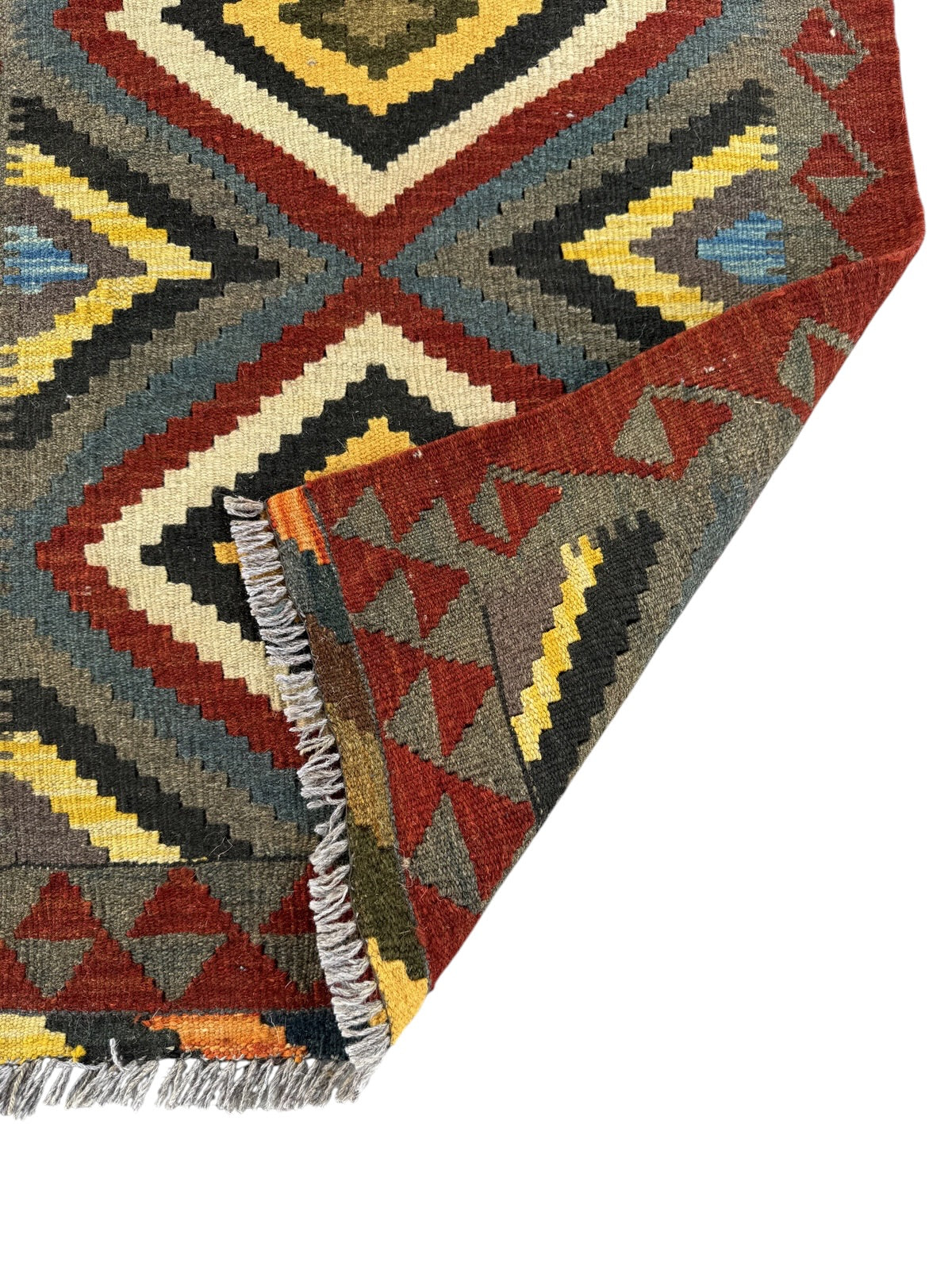 Handmade Afghan Kilim Rug 94 CM x 64 CM Sk#1469