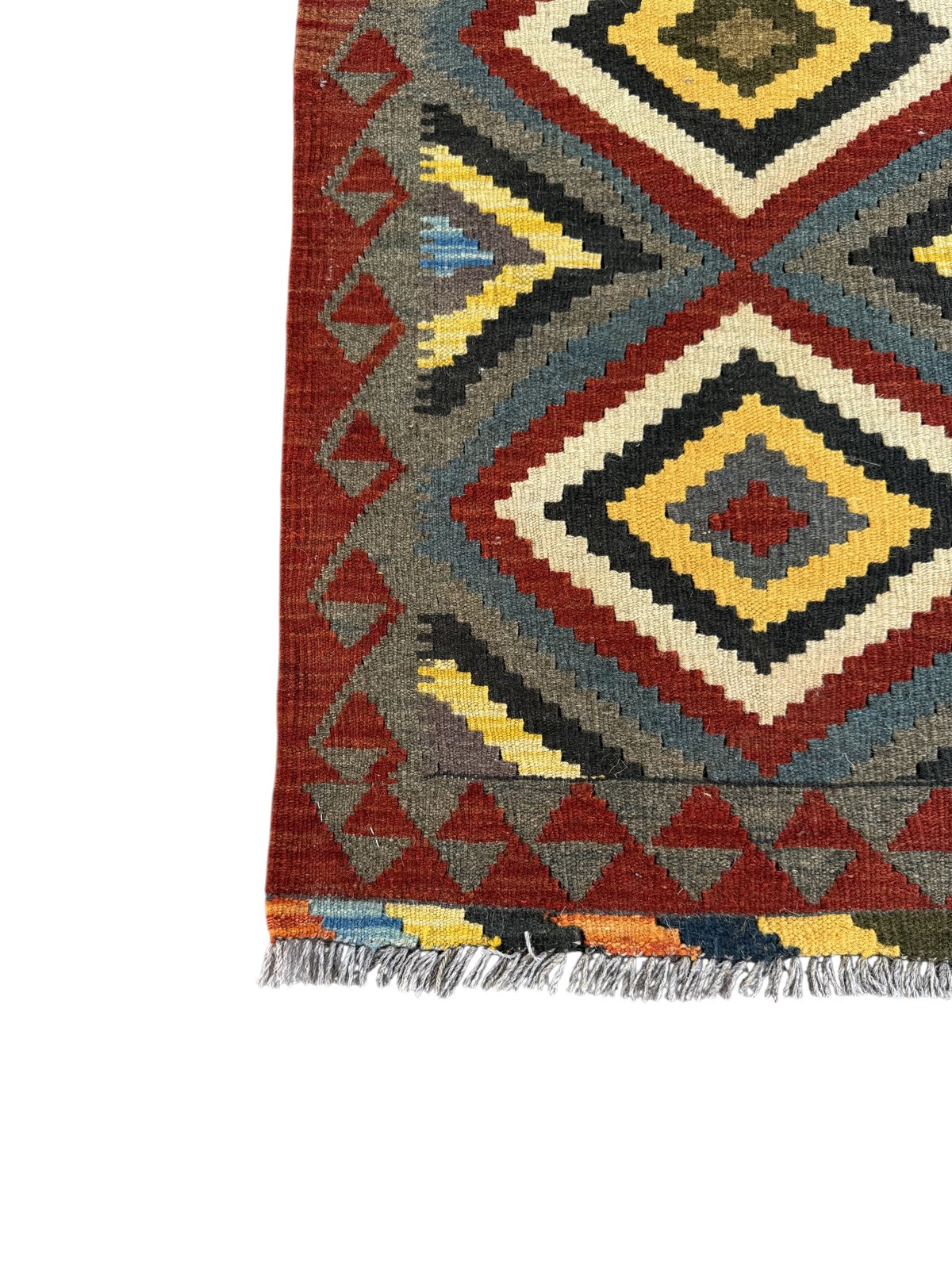 Handmade Afghan Kilim Rug 94 CM x 64 CM Sk#1469