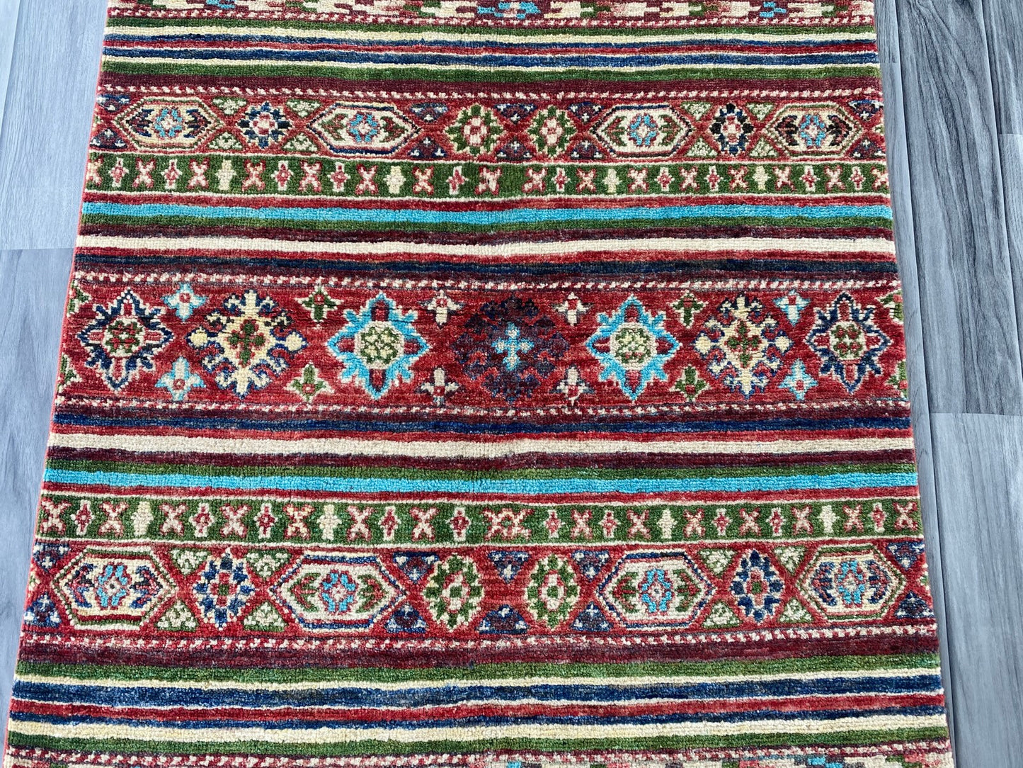 Handmade Fine Quality Chobi Wool Rug  ( 128 CM x 85 CM ) SS#61