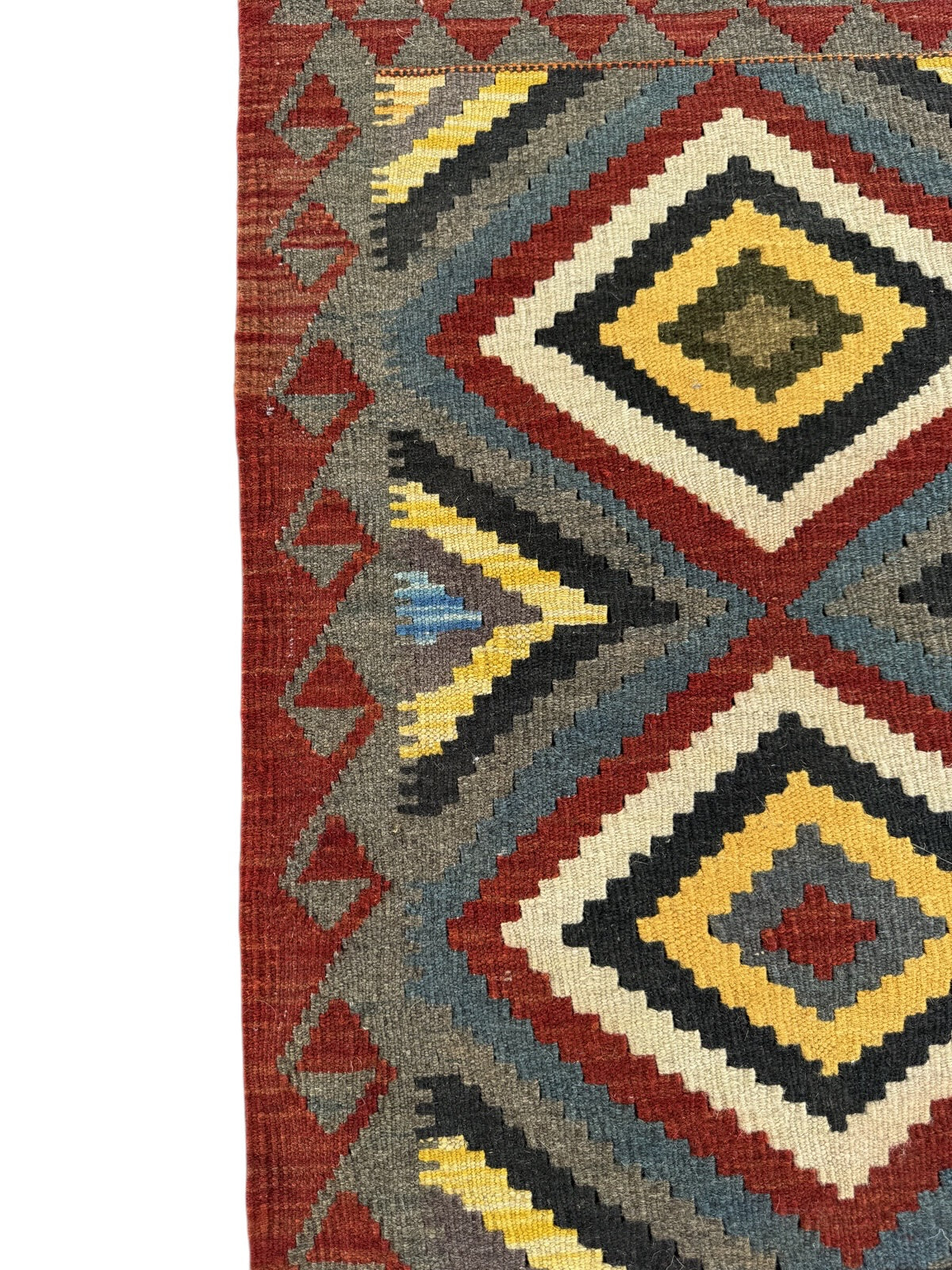 Handmade Afghan Kilim Rug 94 CM x 64 CM Sk#1469