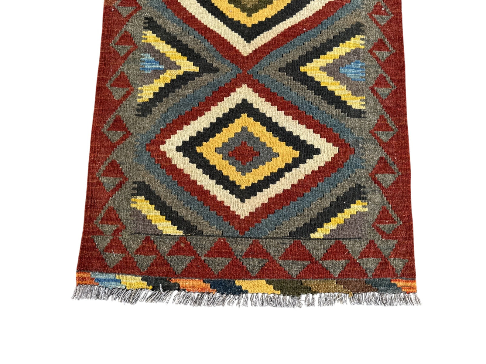 Handmade Afghan Kilim Rug 94 CM x 64 CM Sk#1469