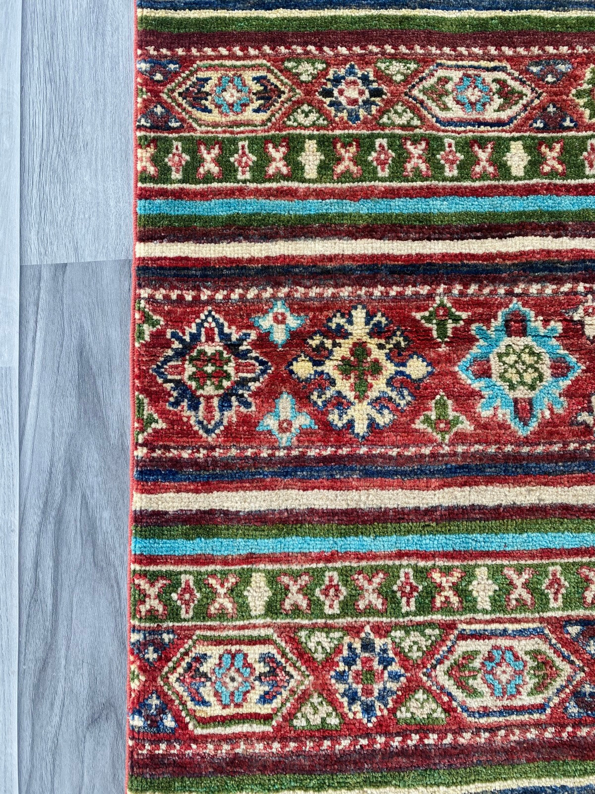 Handmade Fine Quality Chobi Wool Rug  ( 128 CM x 85 CM ) SS#61