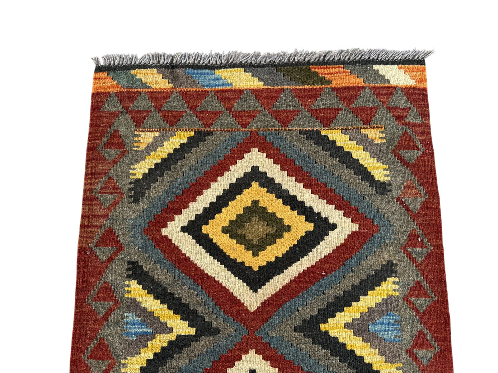 Handmade Afghan Kilim Rug 94 CM x 64 CM Sk#1469