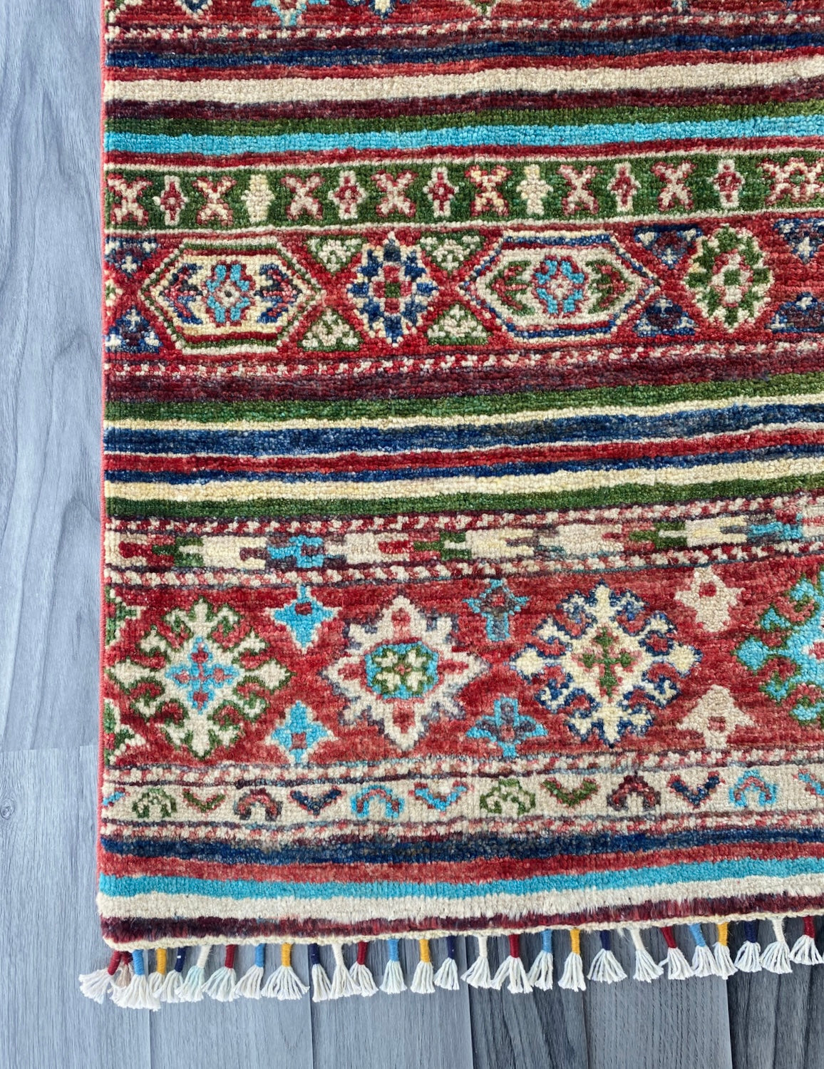 Handmade Fine Quality Chobi Wool Rug  ( 128 CM x 85 CM ) SS#61