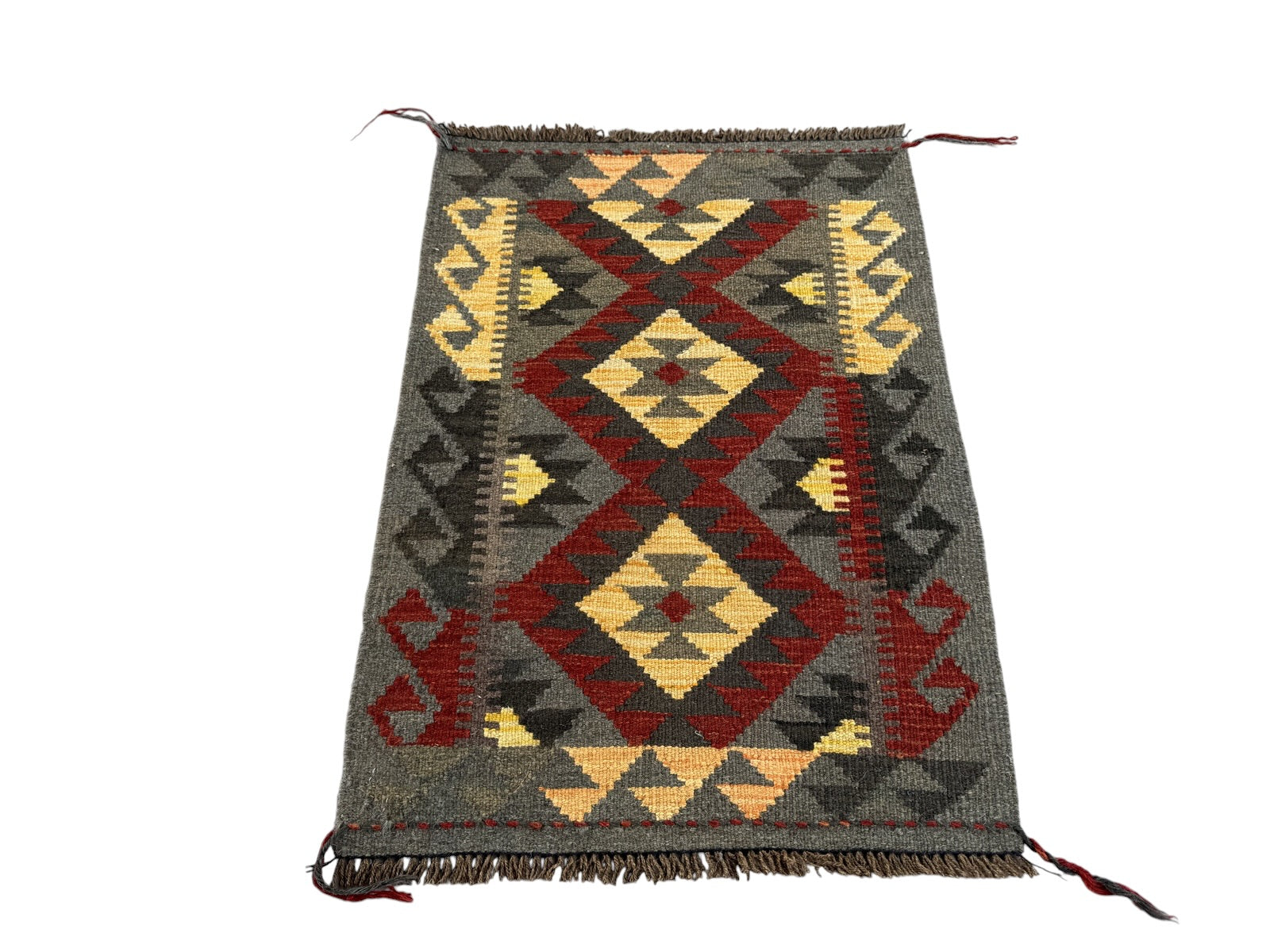Handmade Afghan Kilim Rug 88 CM x 62 CM Sk#1468