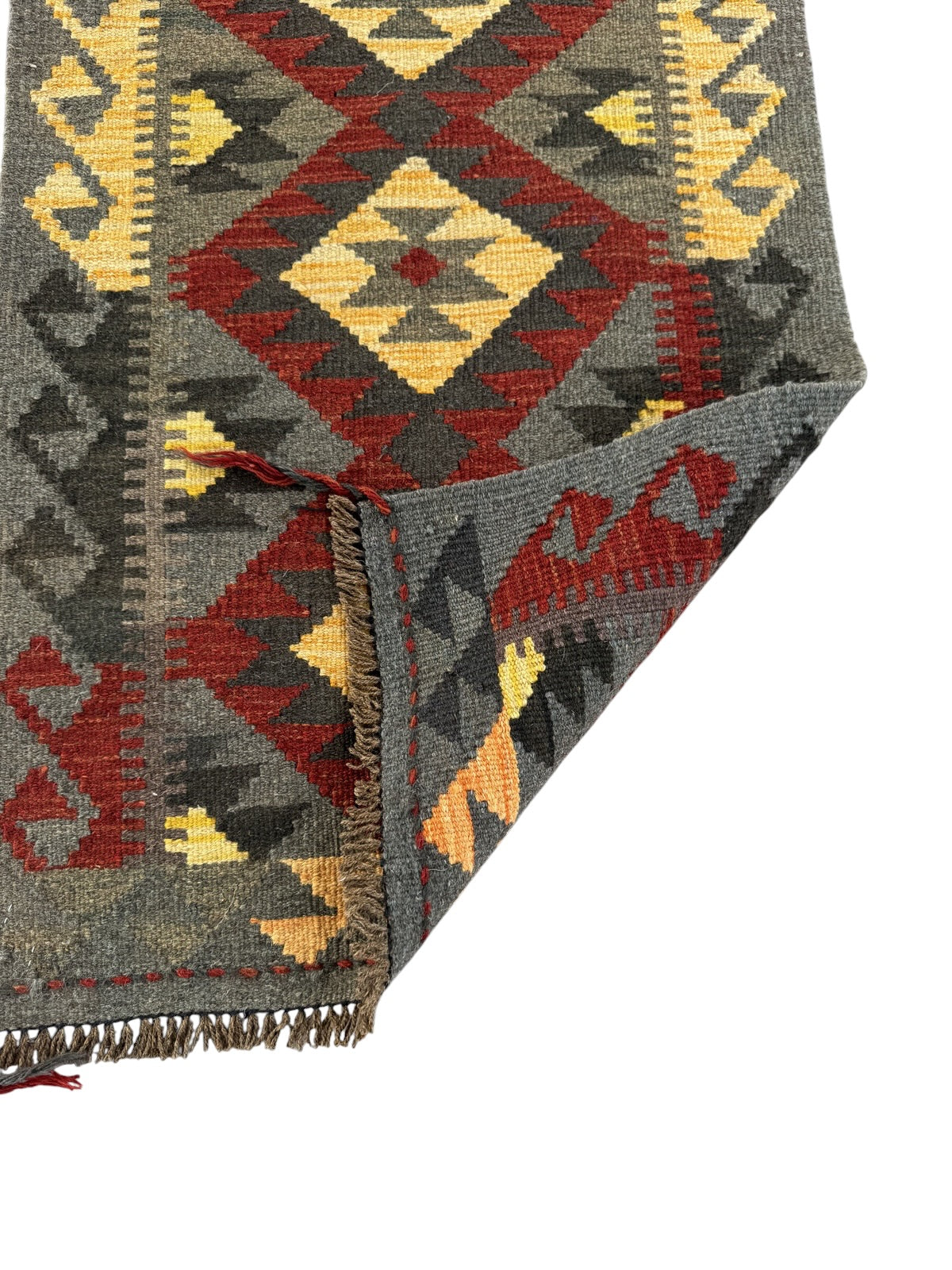 Handmade Afghan Kilim Rug 88 CM x 62 CM Sk#1468