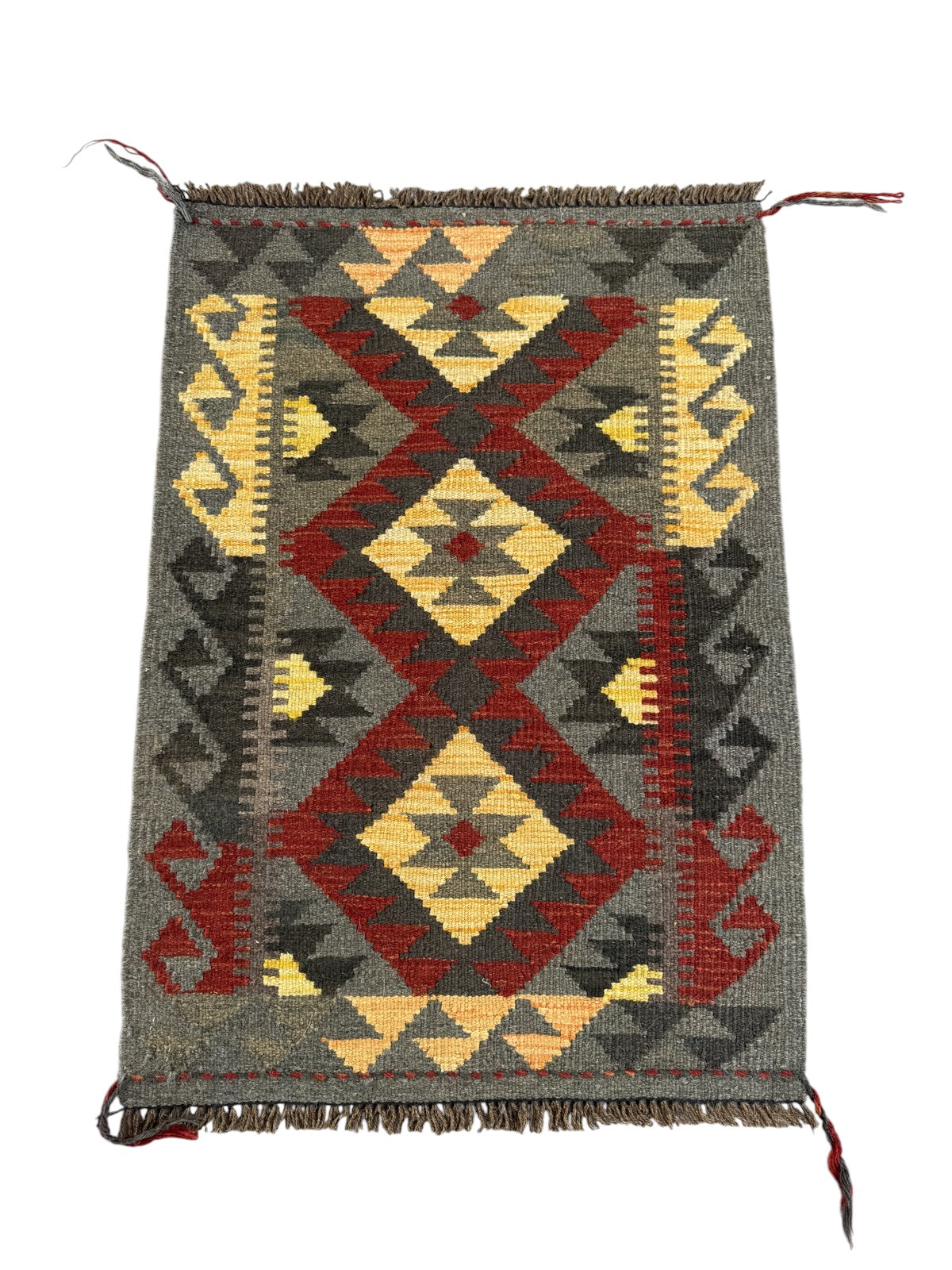 Handmade Afghan Kilim Rug 88 CM x 62 CM Sk#1468