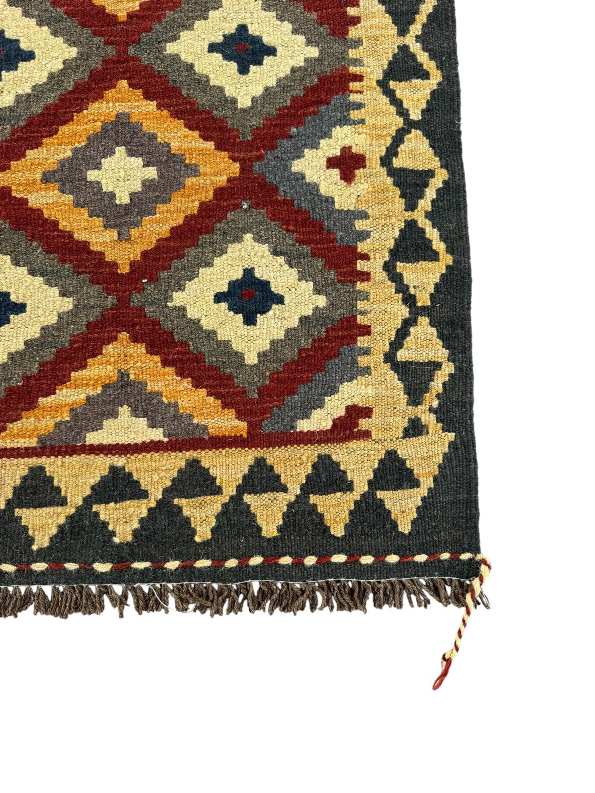 Handmade Afghan Kilim Rug 94 CM x 63 CM Sk#1467