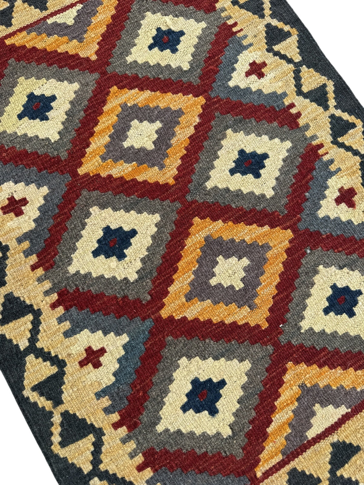 Handmade Afghan Kilim Rug 94 CM x 63 CM Sk#1467