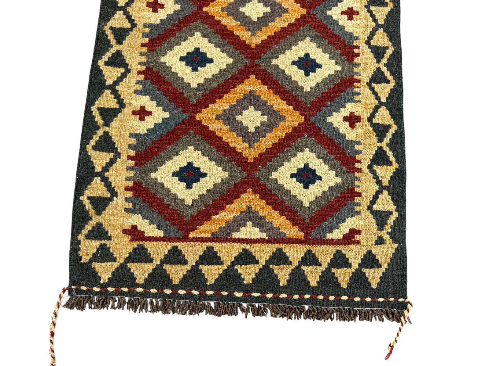 Handmade Afghan Kilim Rug 94 CM x 63 CM Sk#1467
