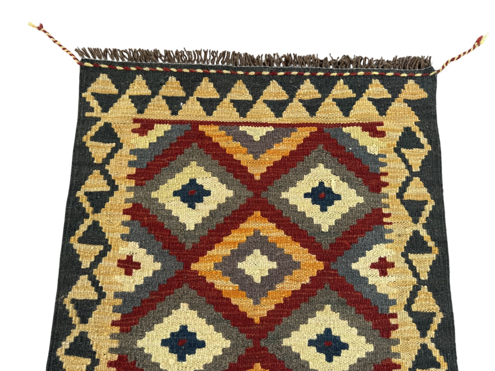 Handmade Afghan Kilim Rug 94 CM x 63 CM Sk#1467