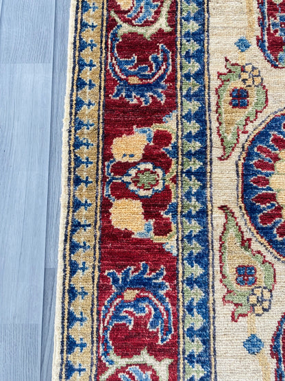 Handmade Afghan Chobi Hallway Runner Rug 304CM x 83CM ( SS#31).