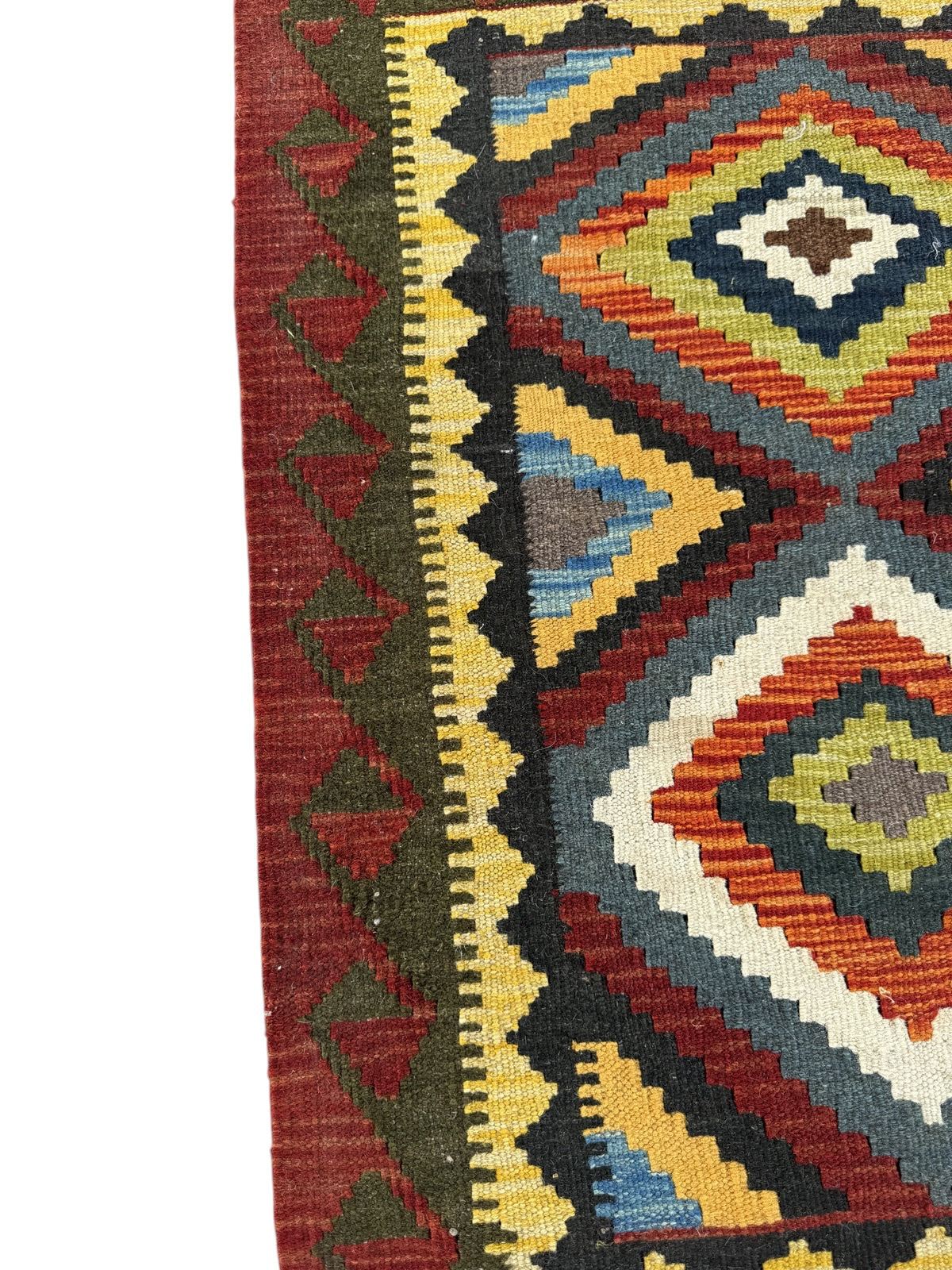Handmade Afghan Kilim Rug 88 CM x 64 CM Sk#1465