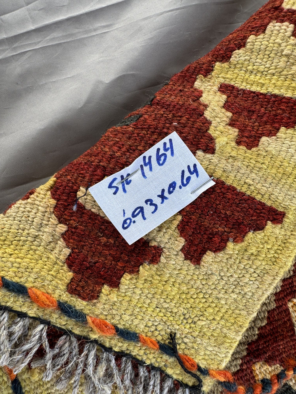 Handmade Afghan Kilim Rug 93 CM x 64 CM Sk#1464