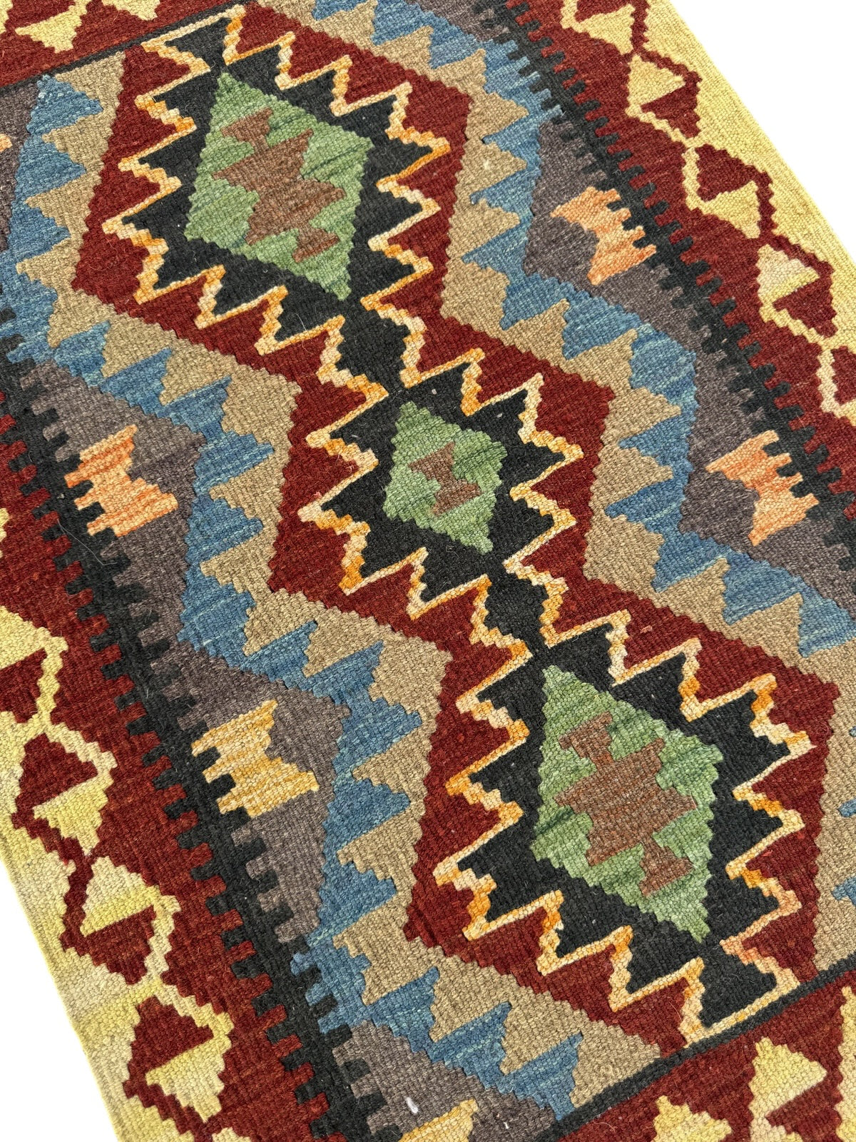 Handmade Afghan Kilim Rug 93 CM x 64 CM Sk#1464