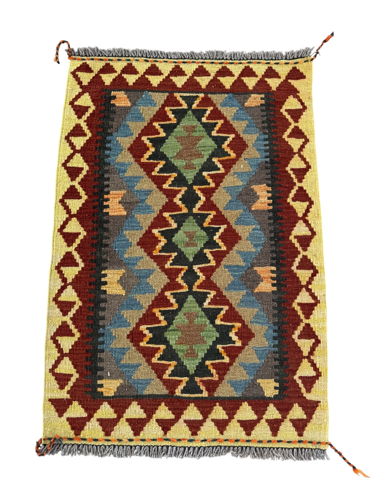 Handmade Afghan Kilim Rug 93 CM x 64 CM Sk#1464