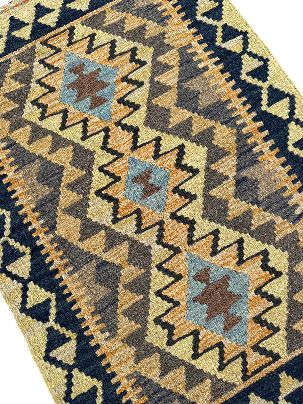 Handmade Afghan Kilim Rug 92 CM x 63 CM Sk#1463