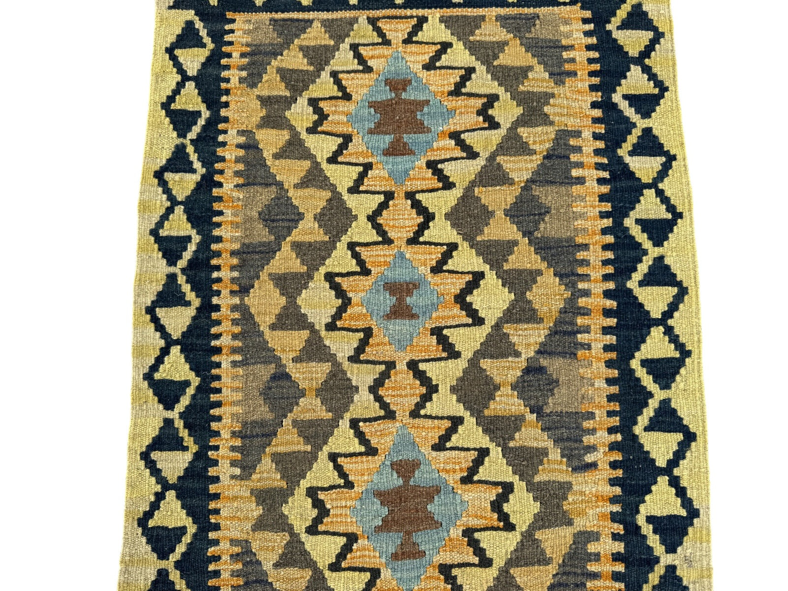 Handmade Afghan Kilim Rug 92 CM x 63 CM Sk#1463