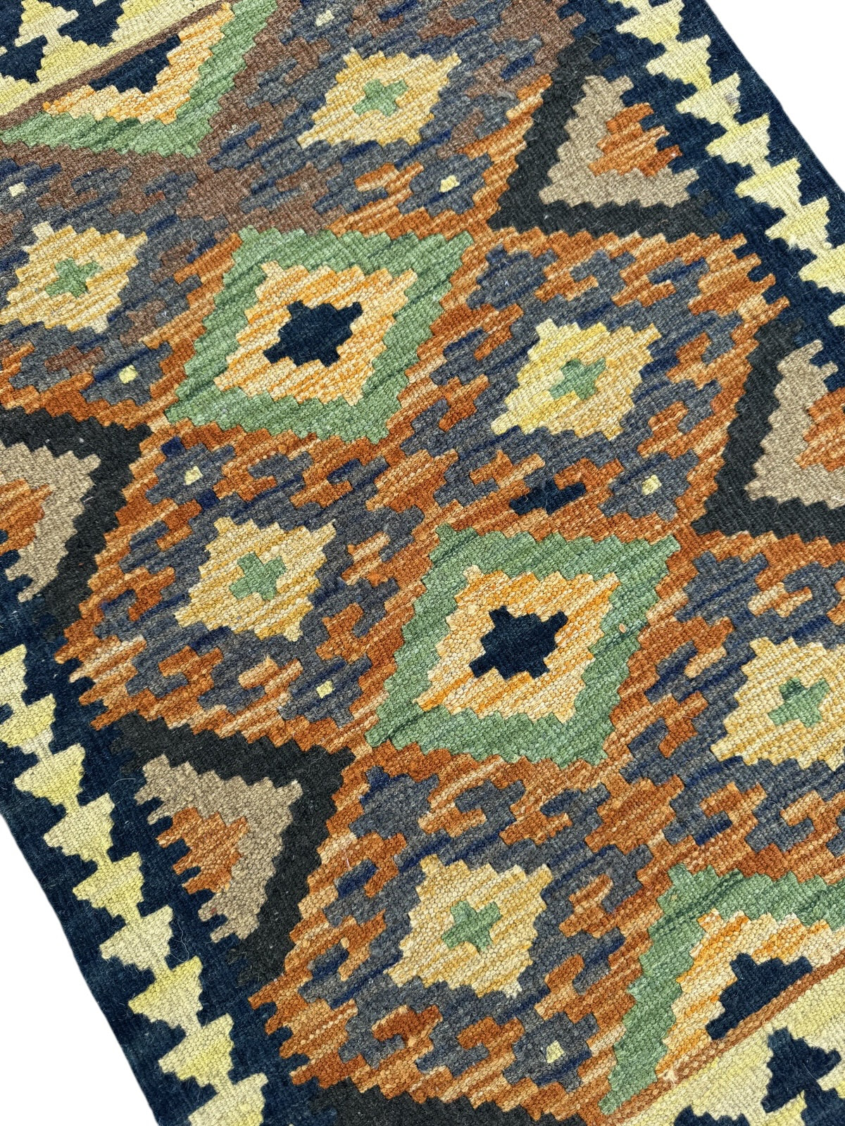 Handmade Afghan Kilim Rug 91 CM x 65 CM Sk#1462