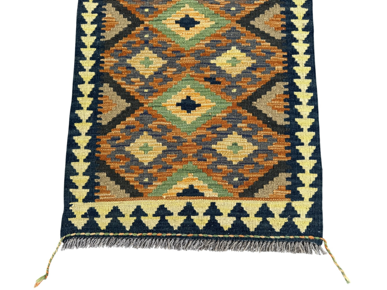 Handmade Afghan Kilim Rug 91 CM x 65 CM Sk#1462