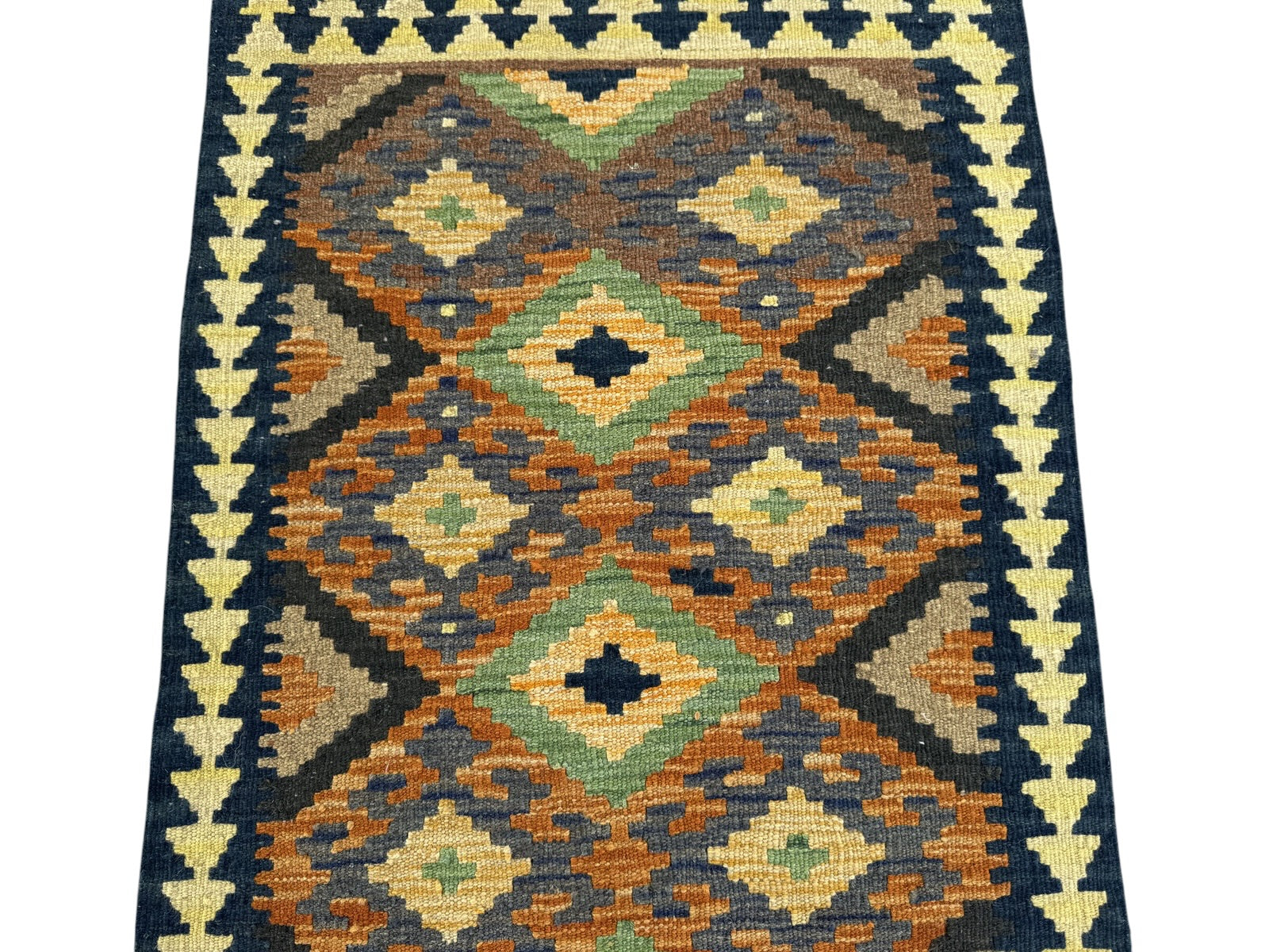 Handmade Afghan Kilim Rug 91 CM x 65 CM Sk#1462