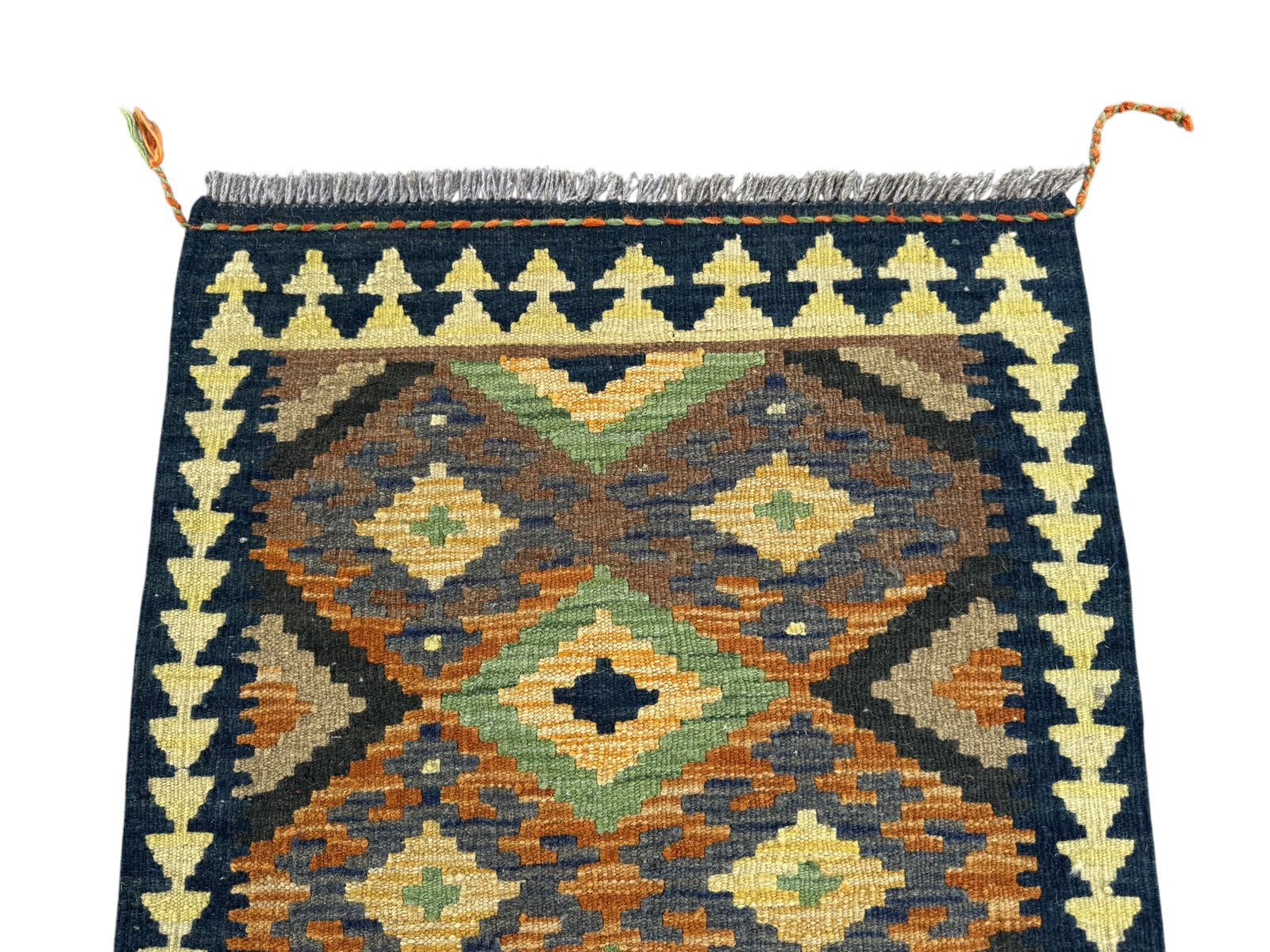 Handmade Afghan Kilim Rug 91 CM x 65 CM Sk#1462