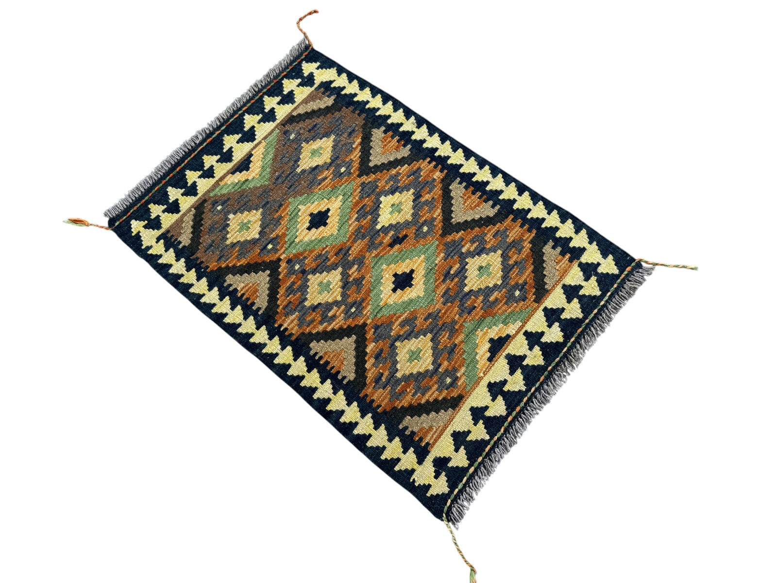 Handmade Afghan Kilim Rug 91 CM x 65 CM Sk#1462