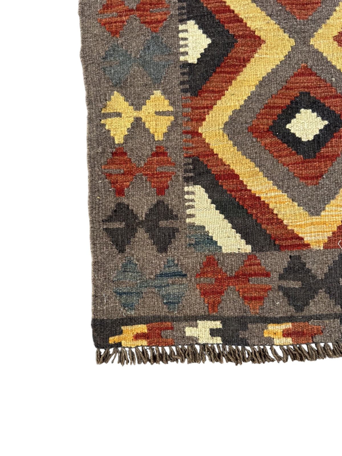 Handmade Afghan Kilim Rug 91 CM x 67 CM Sk#1461