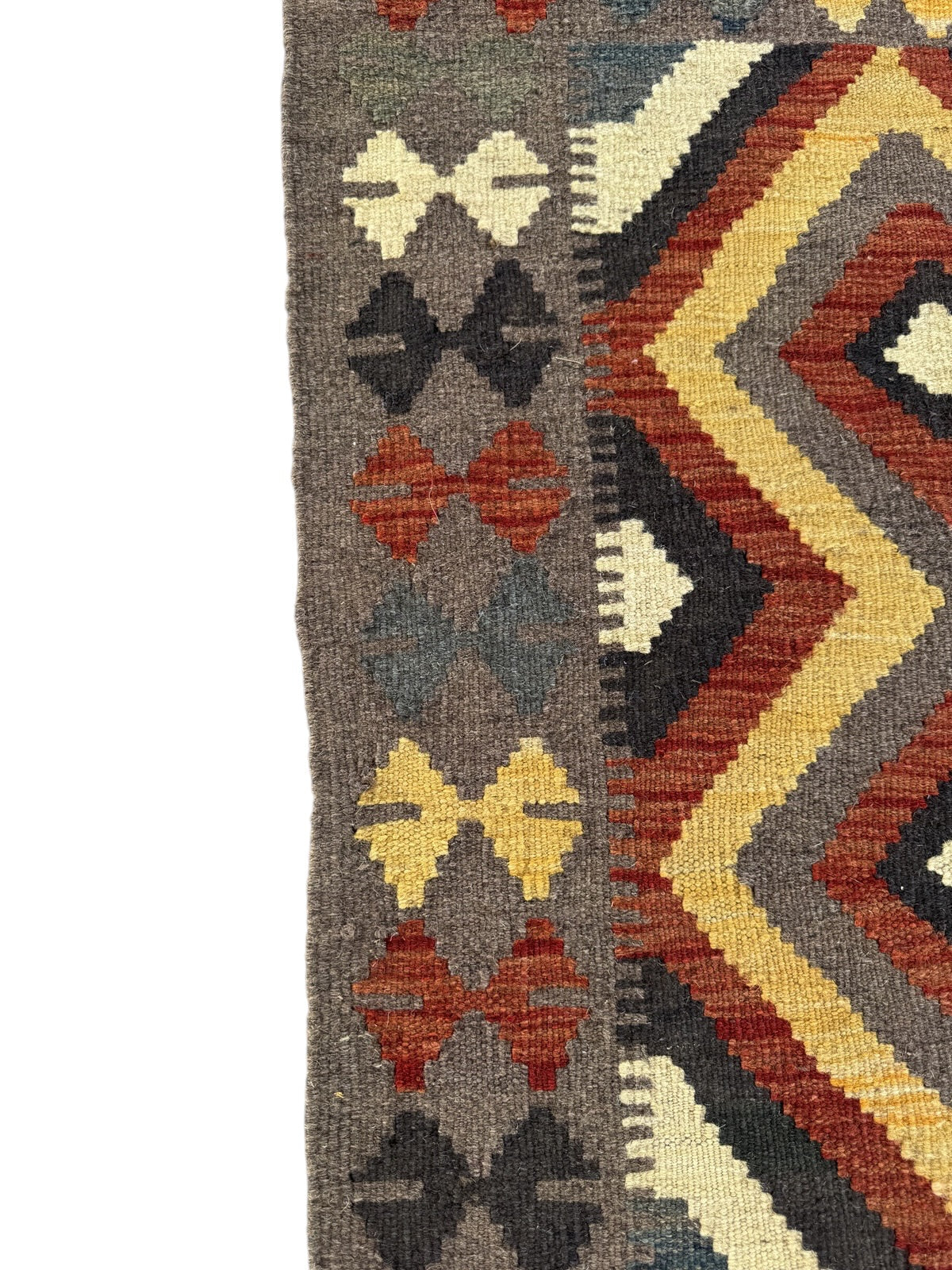 Handmade Afghan Kilim Rug 91 CM x 67 CM Sk#1461