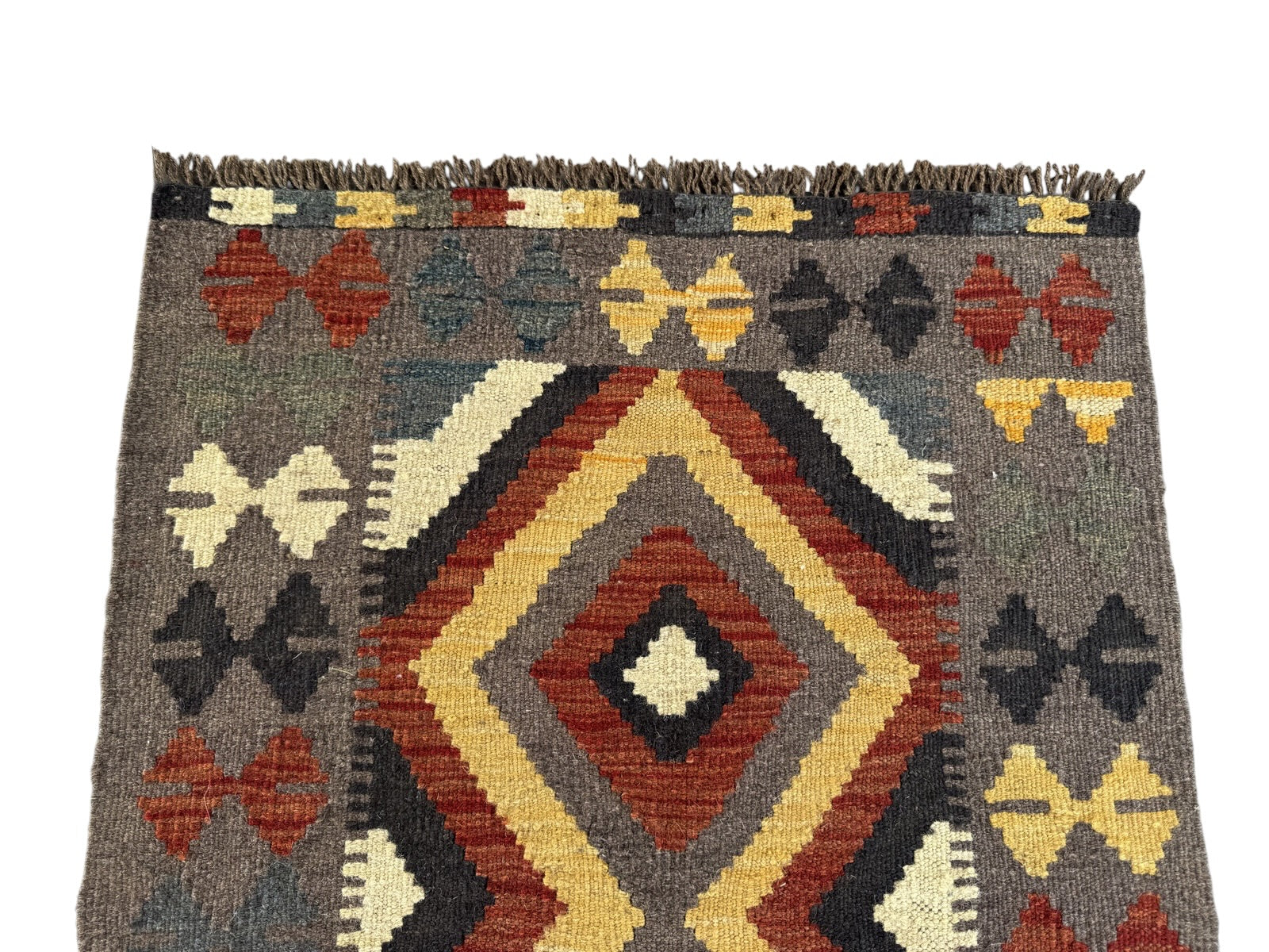 Handmade Afghan Kilim Rug 91 CM x 67 CM Sk#1461