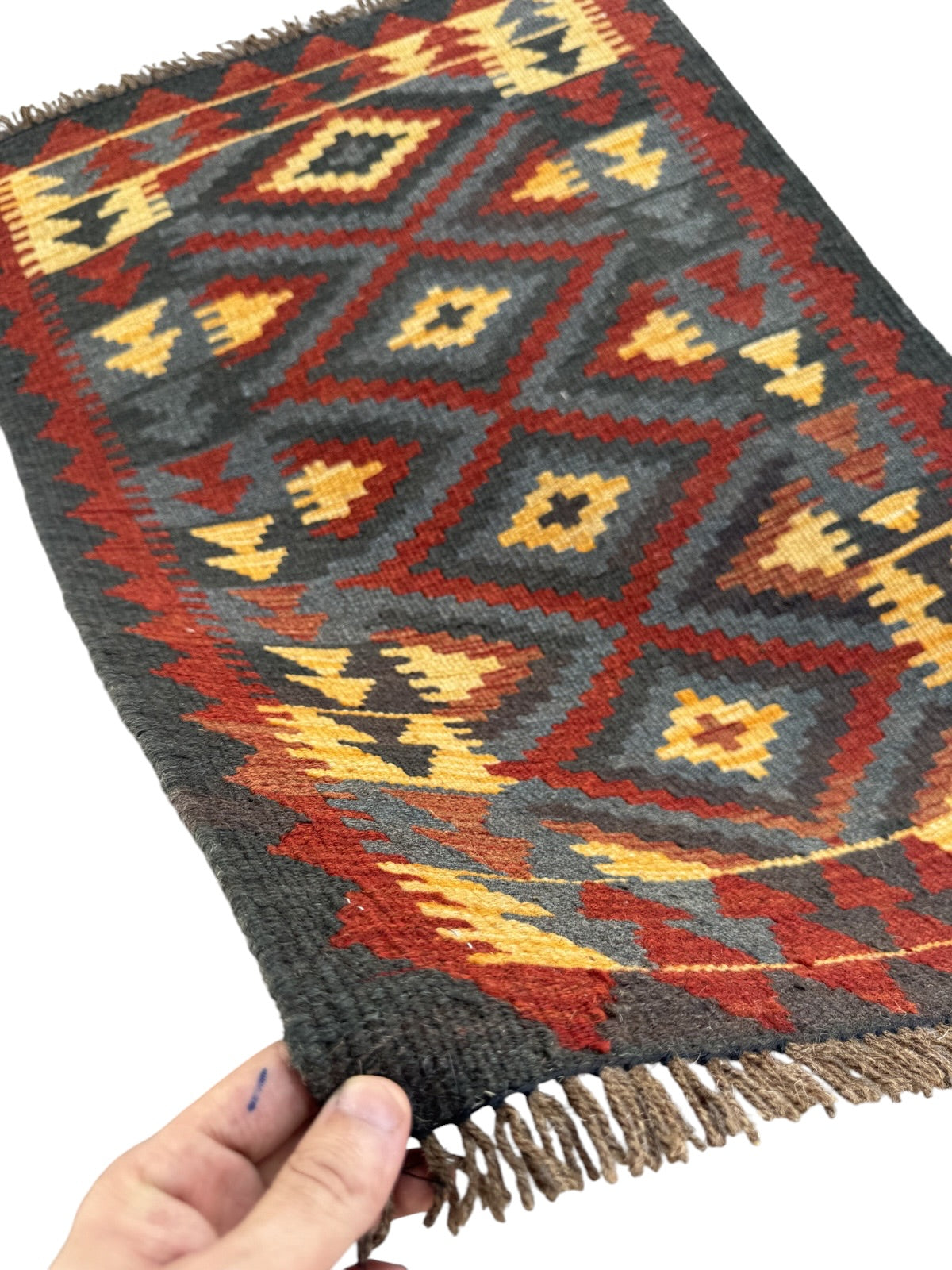 Handmade Afghan Kilim Rug 97 CM x 68 CM Sk#1460