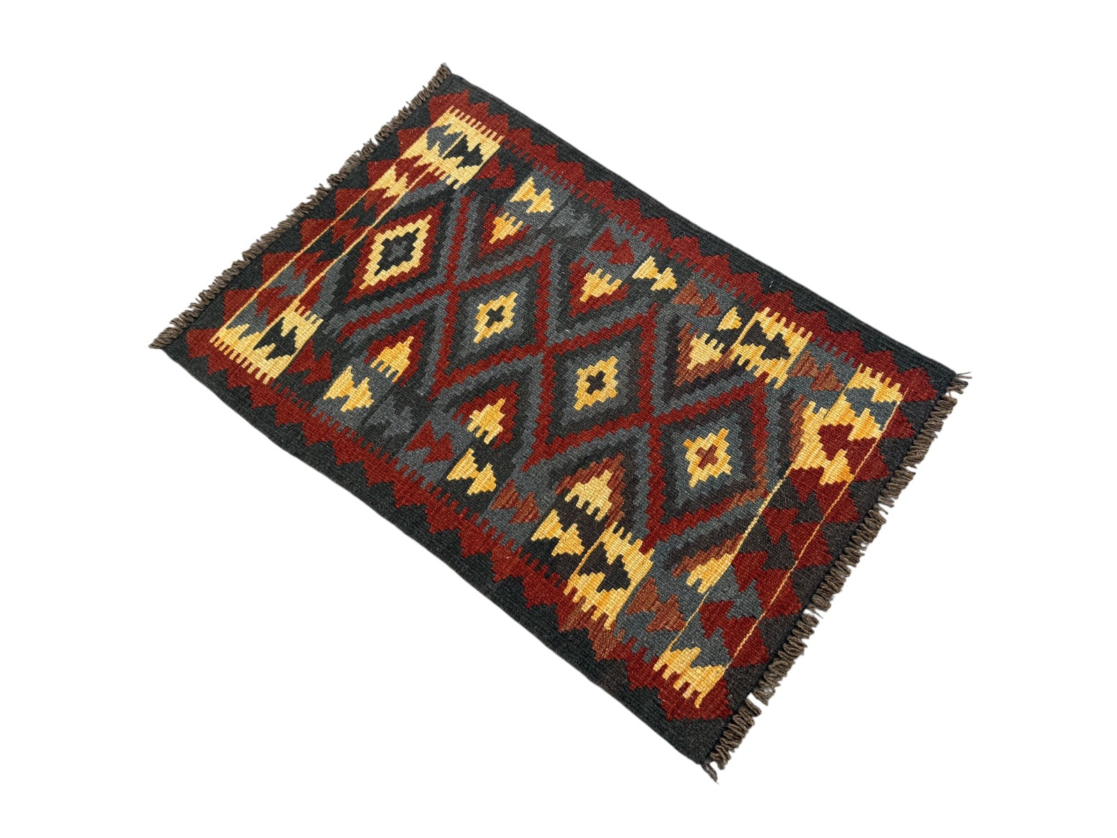 Handmade Afghan Kilim Rug 97 CM x 68 CM Sk#1460