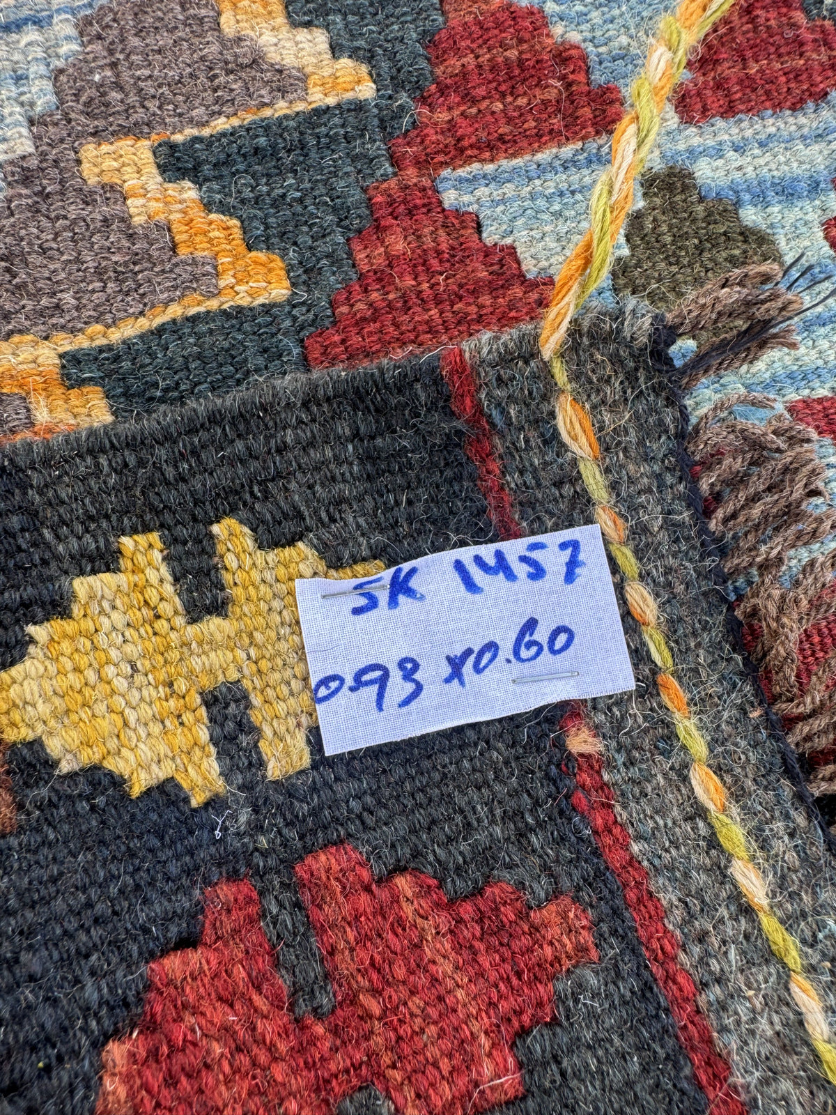 Handmade Afghan Kilim Rug 93 CM x 60 CM Sk#1457