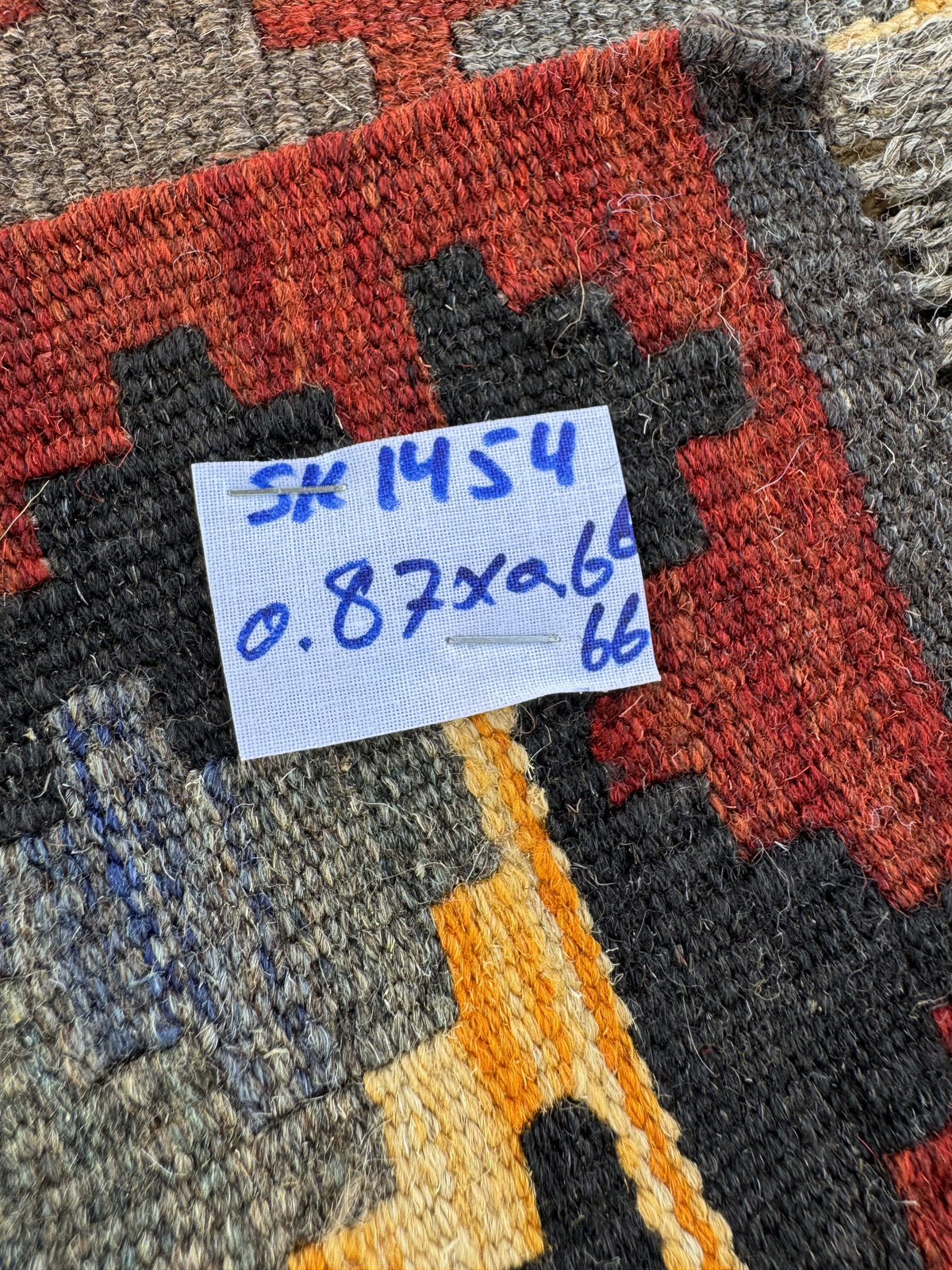 Handmade Afghan Kilim Rug 87 CM x 66 CM Sk#1454