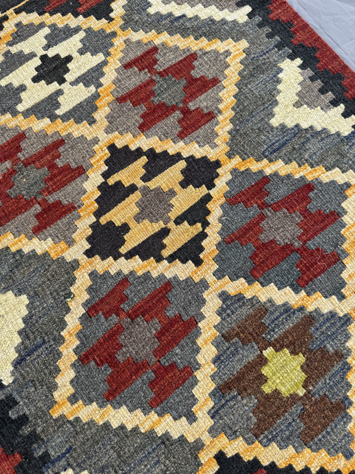 Handmade Afghan Kilim Rug 87 CM x 66 CM Sk#1454