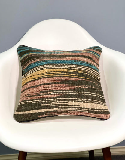 Modern Kilim Cushion Cover 45 cm X 45 cm AF#94