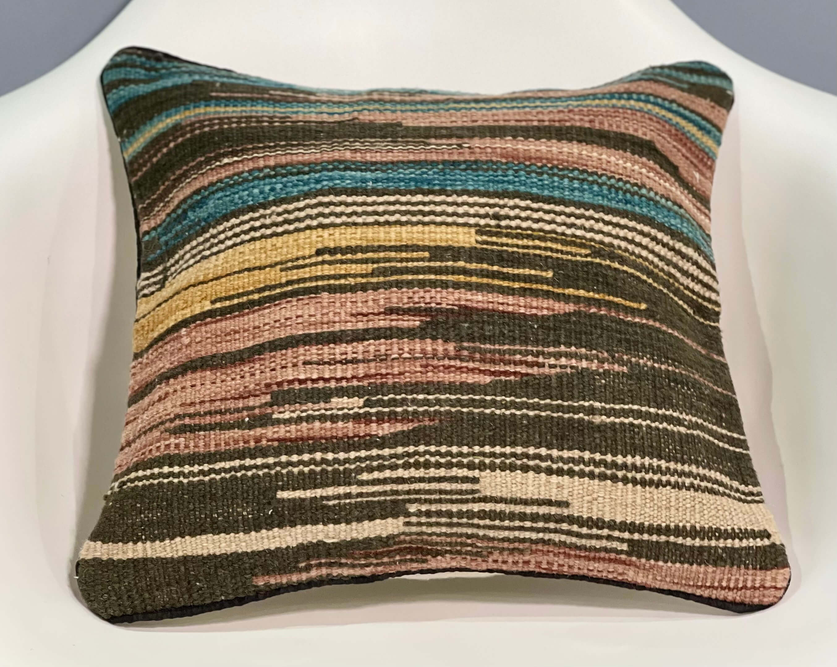 Modern Design Kilim Cushion Cover 45 cm X 45 cm AF#94