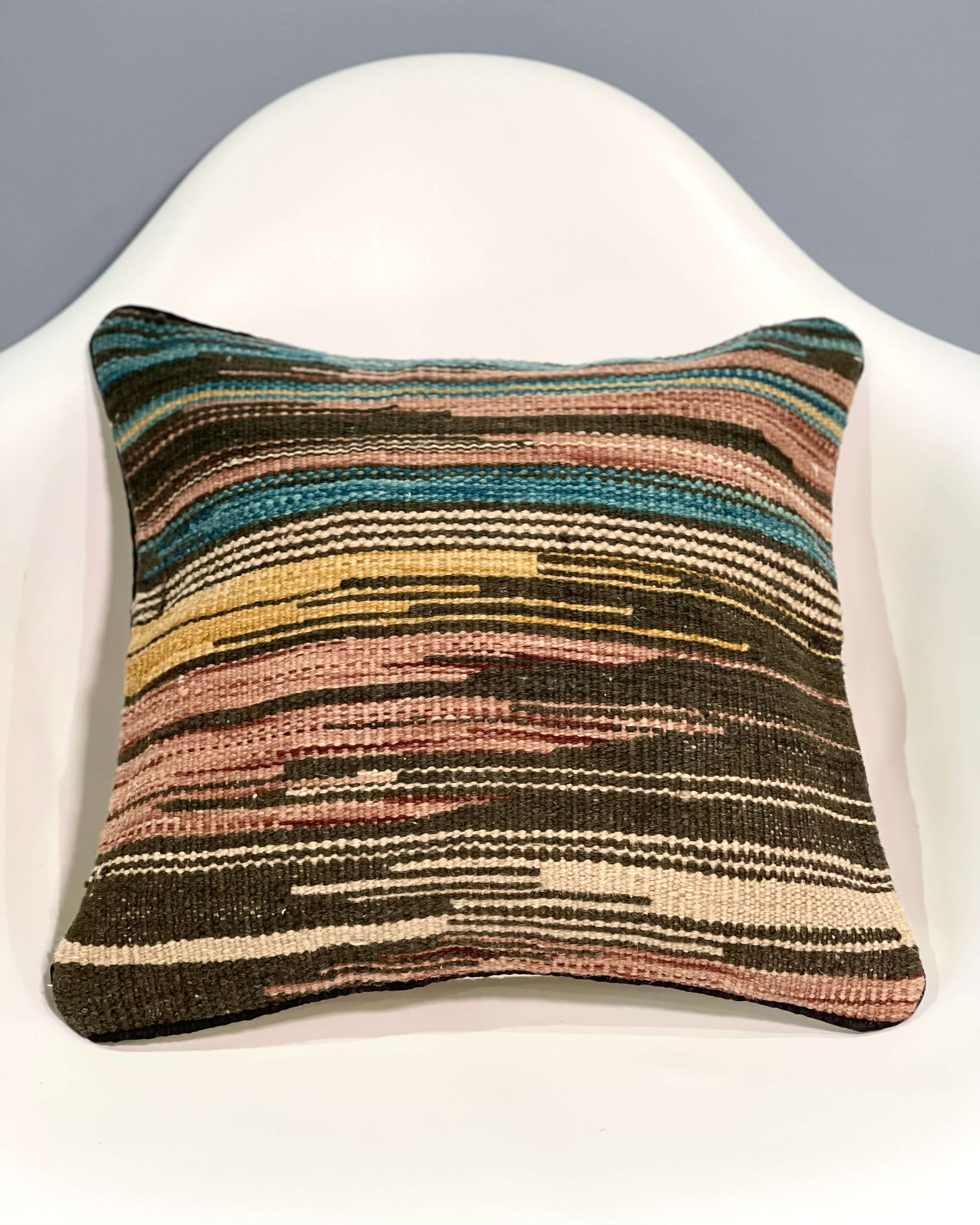 Modern Design Kilim Cushion Cover 45 cm X 45 cm AF#94