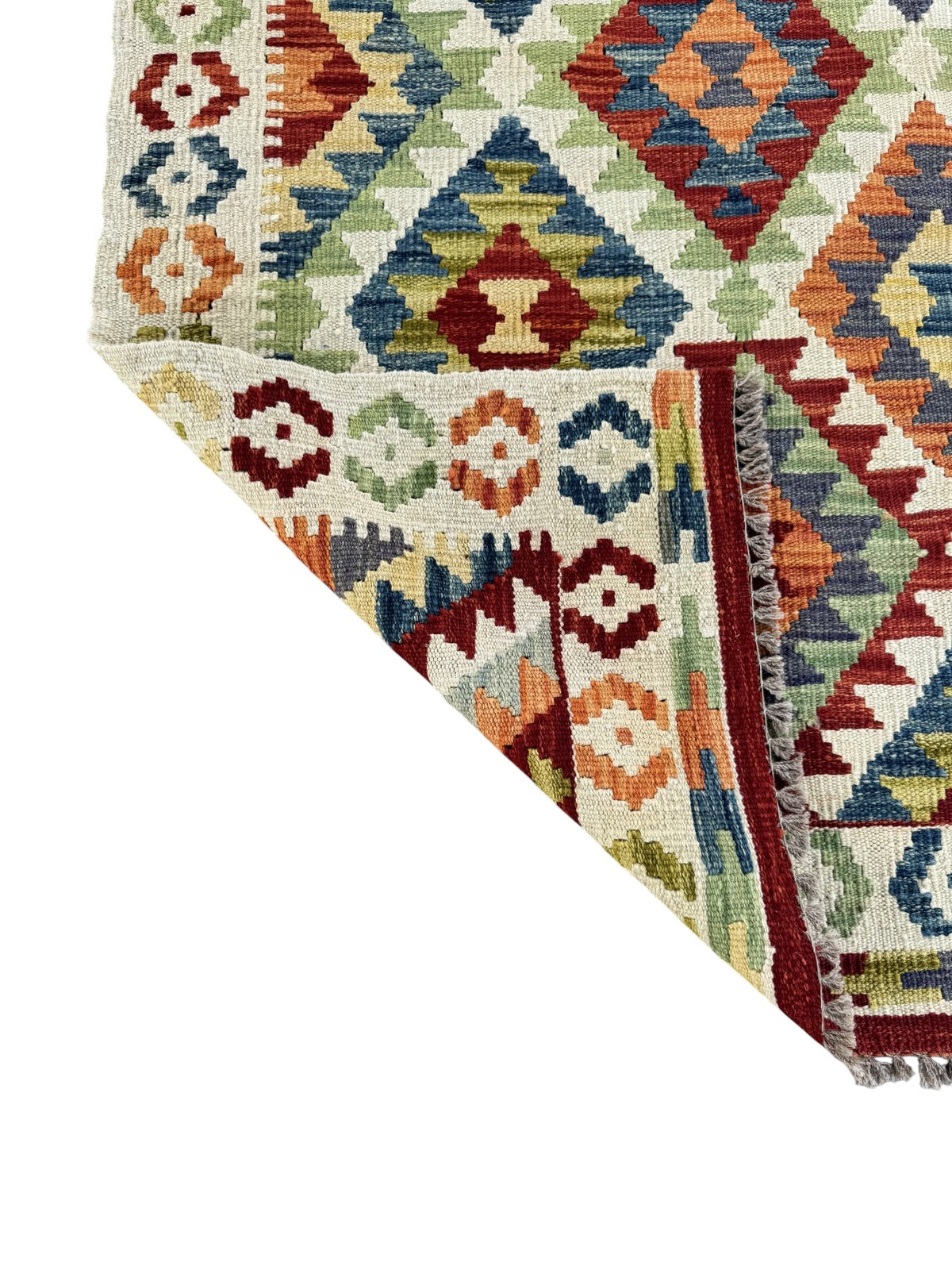 Handmade Afghan Kilim Rug 142 CM x 103 CM Sk#1451