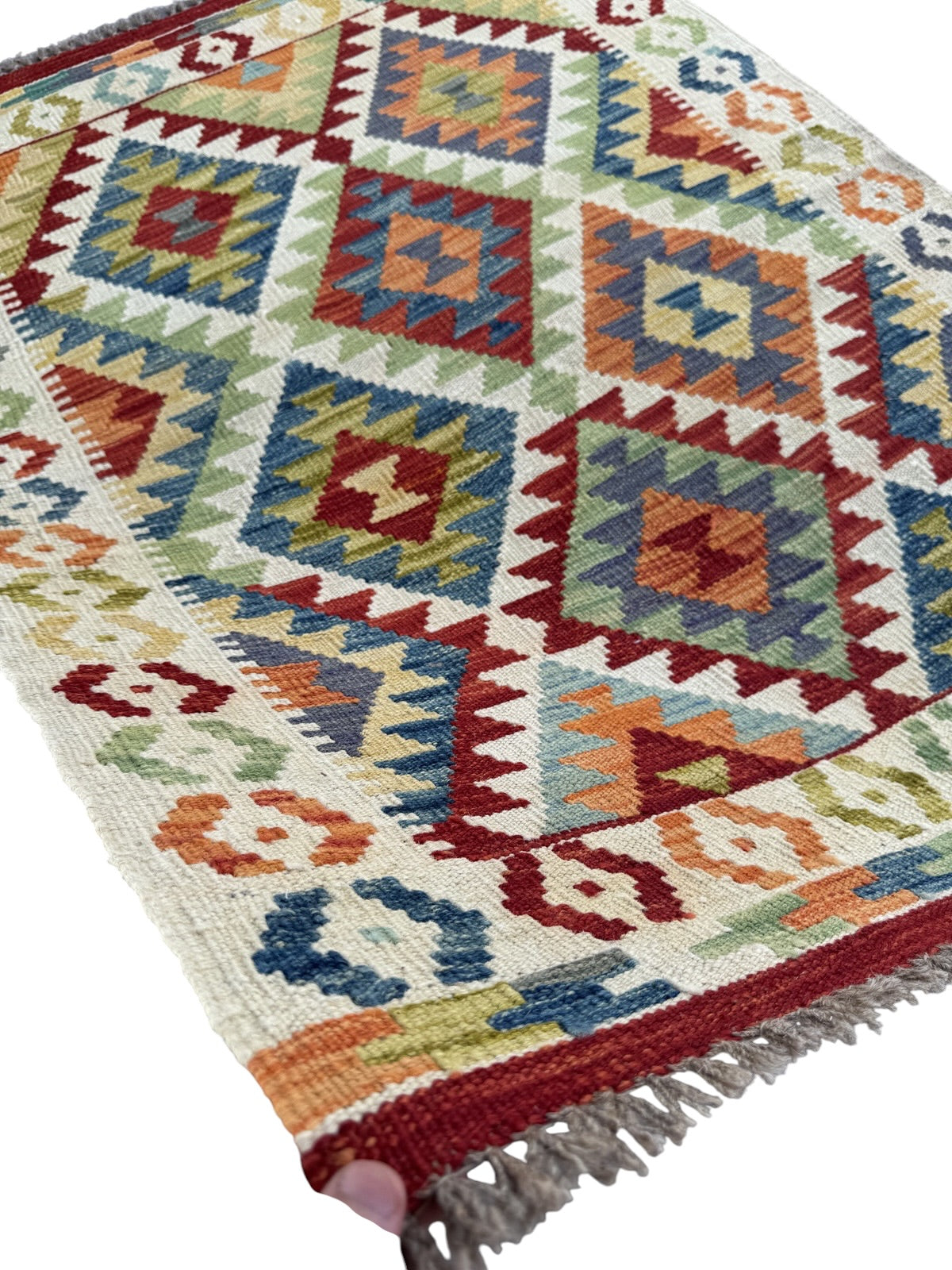 Handmade Afghan Kilim Rug 142 CM x 103 CM Sk#1451