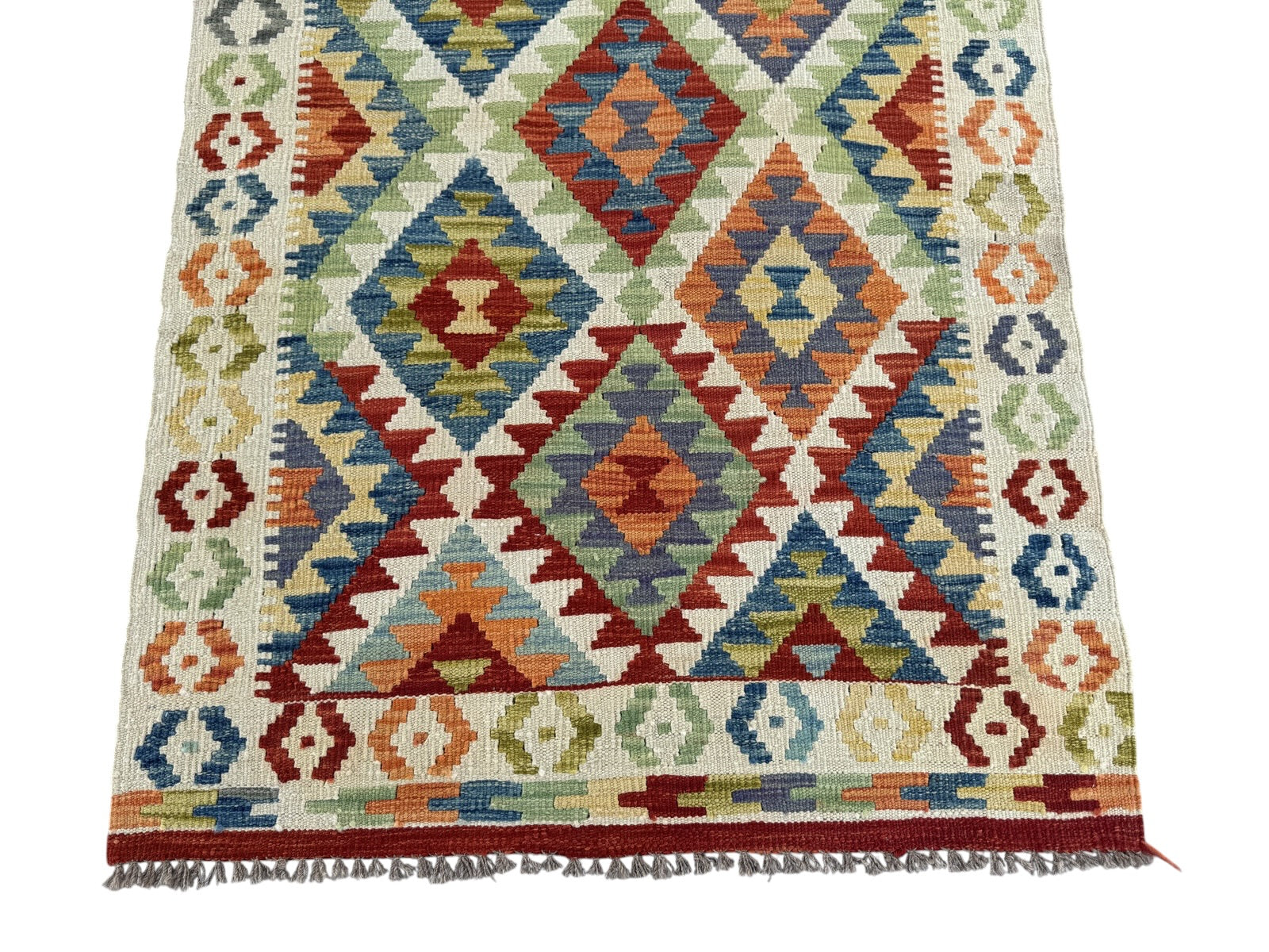 Handmade Afghan Kilim Rug 142 CM x 103 CM Sk#1451