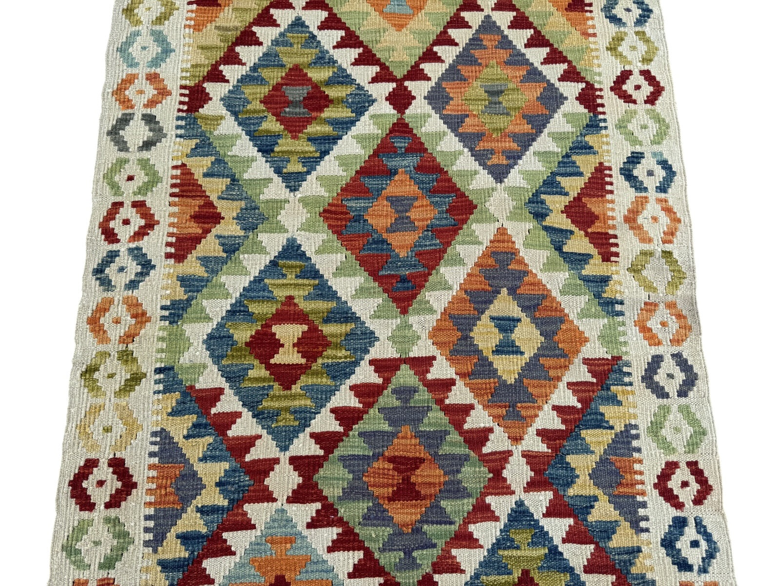 Handmade Afghan Kilim Rug 142 CM x 103 CM Sk#1451