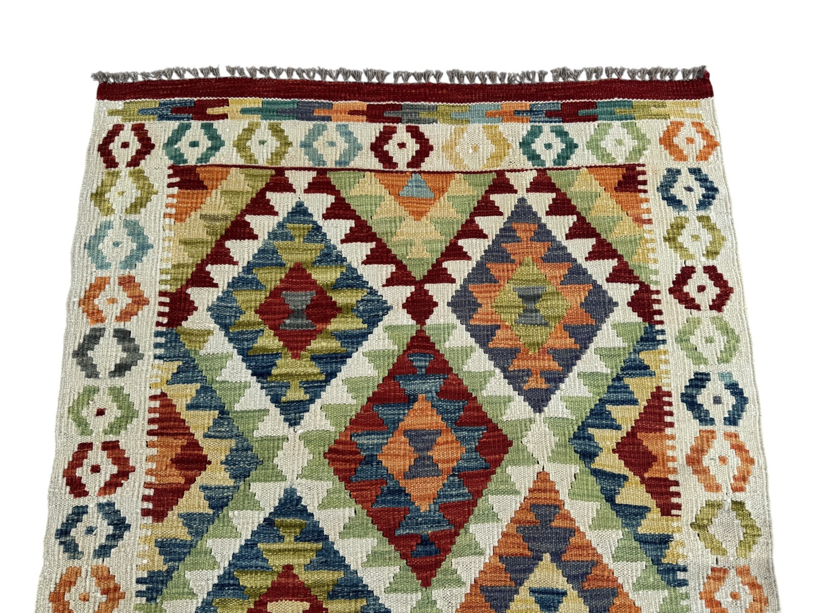 Handmade Afghan Kilim Rug 142 CM x 103 CM Sk#1451