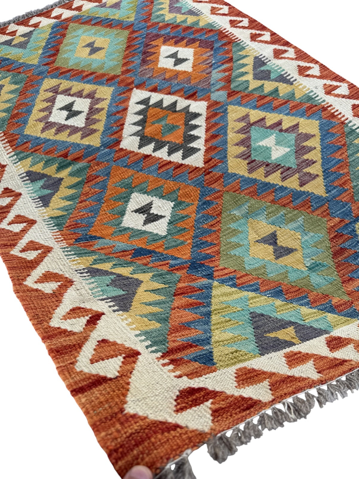 Handmade Afghan Kilim Rug 154 CM x 104 CM Sk#1450