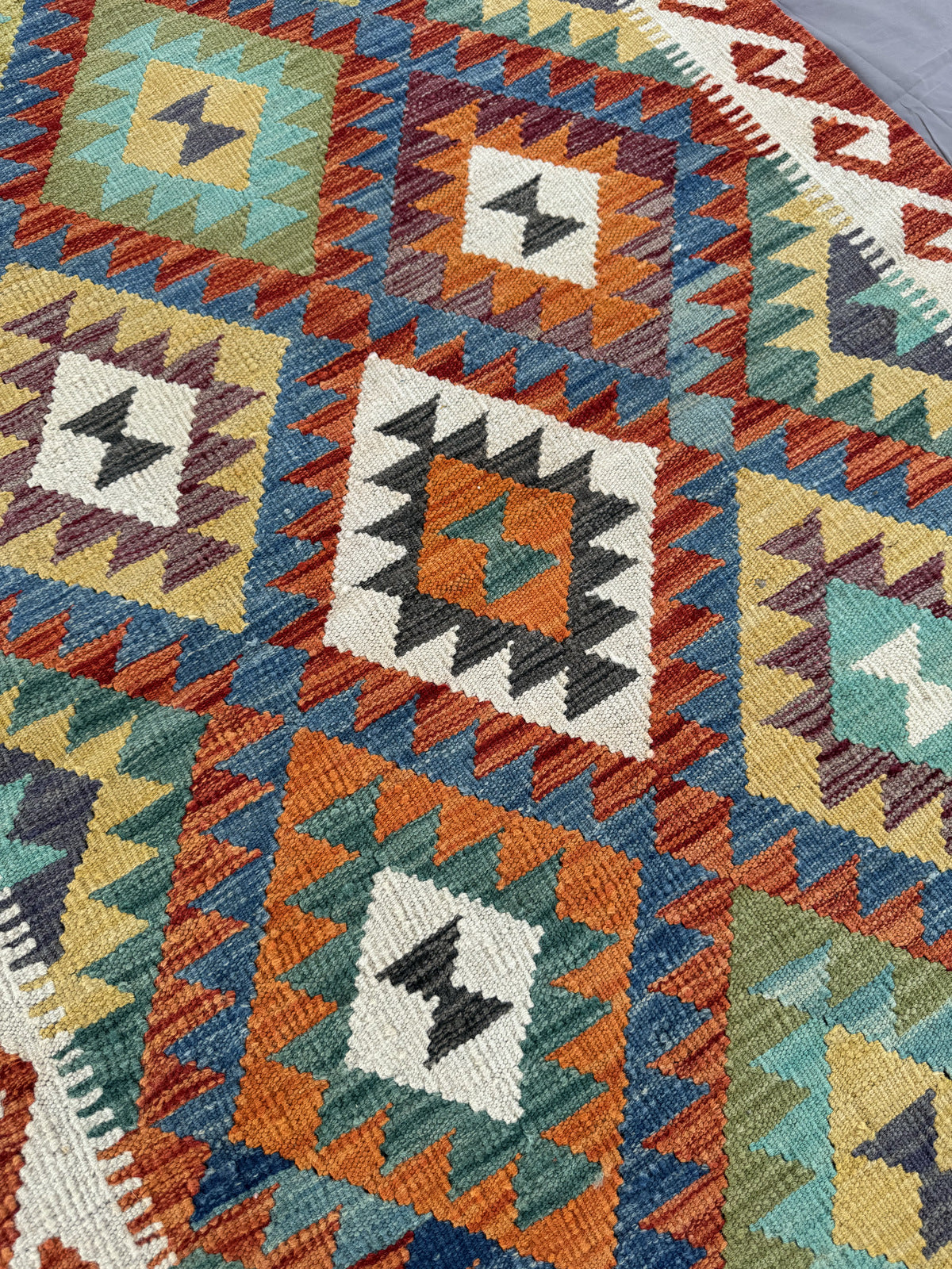 Handmade Afghan Kilim Rug 154 CM x 104 CM Sk#1450