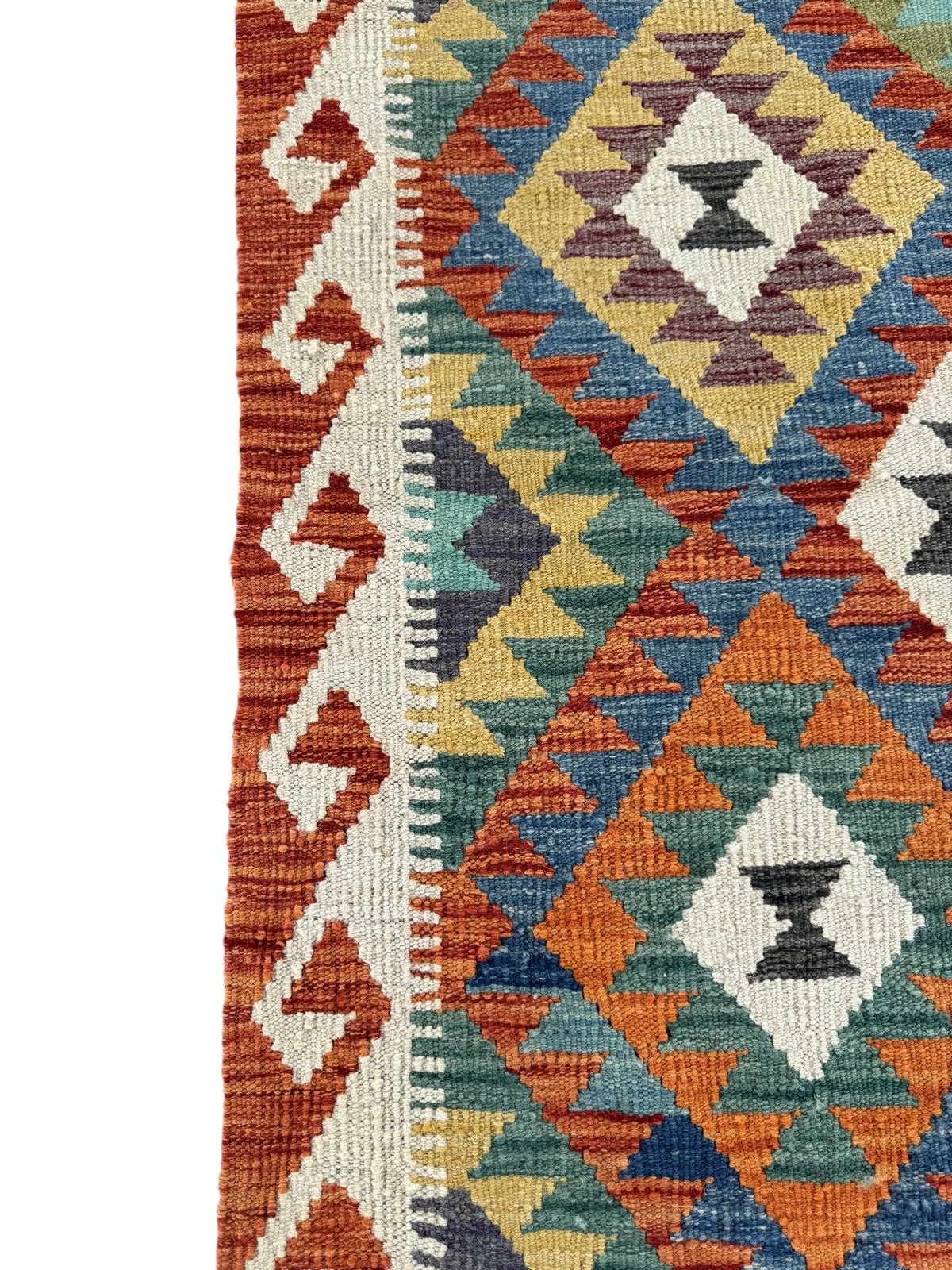 Handmade Afghan Kilim Rug 154 CM x 104 CM Sk#1450