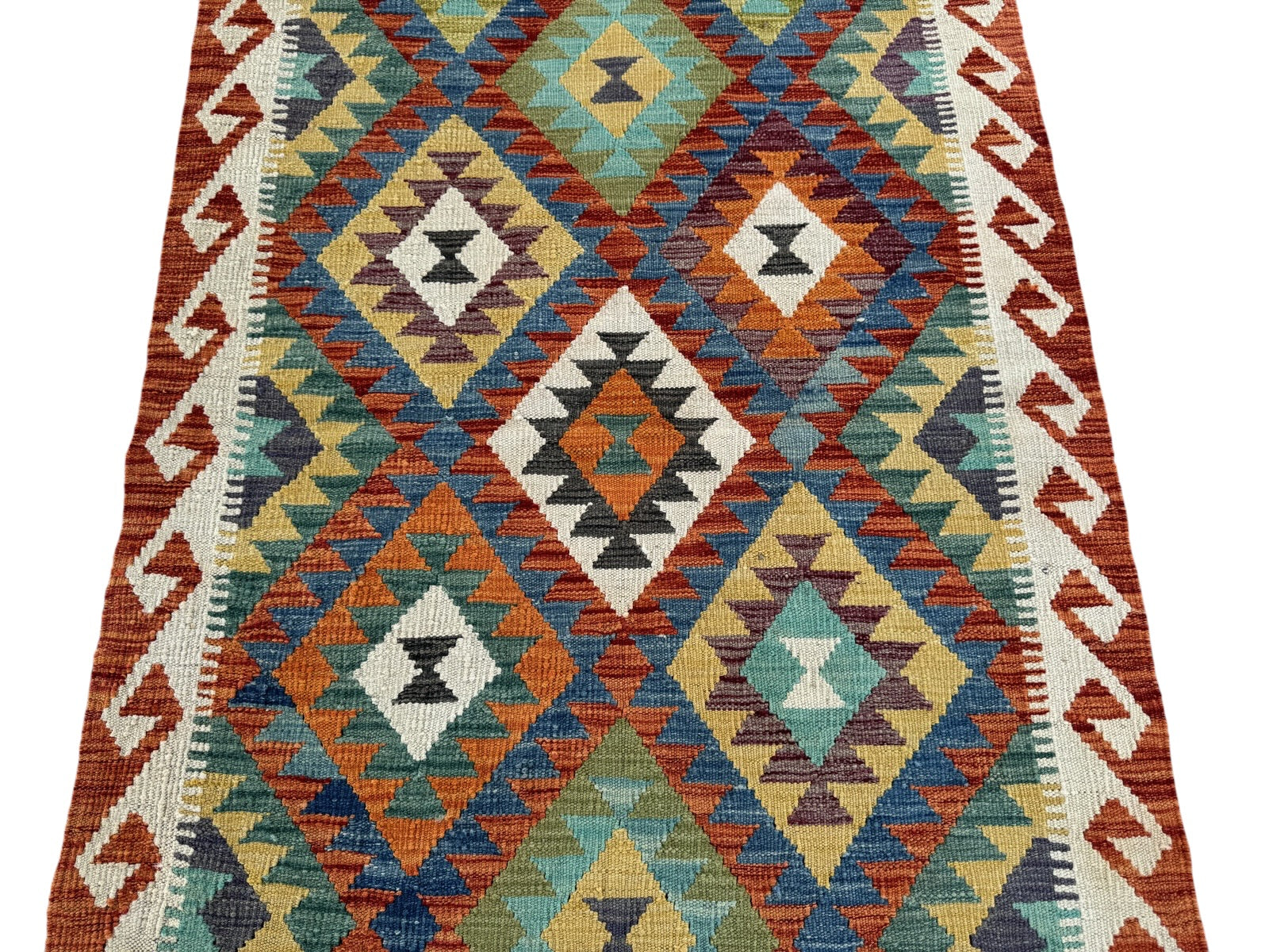 Handmade Afghan Kilim Rug 154 CM x 104 CM Sk#1450