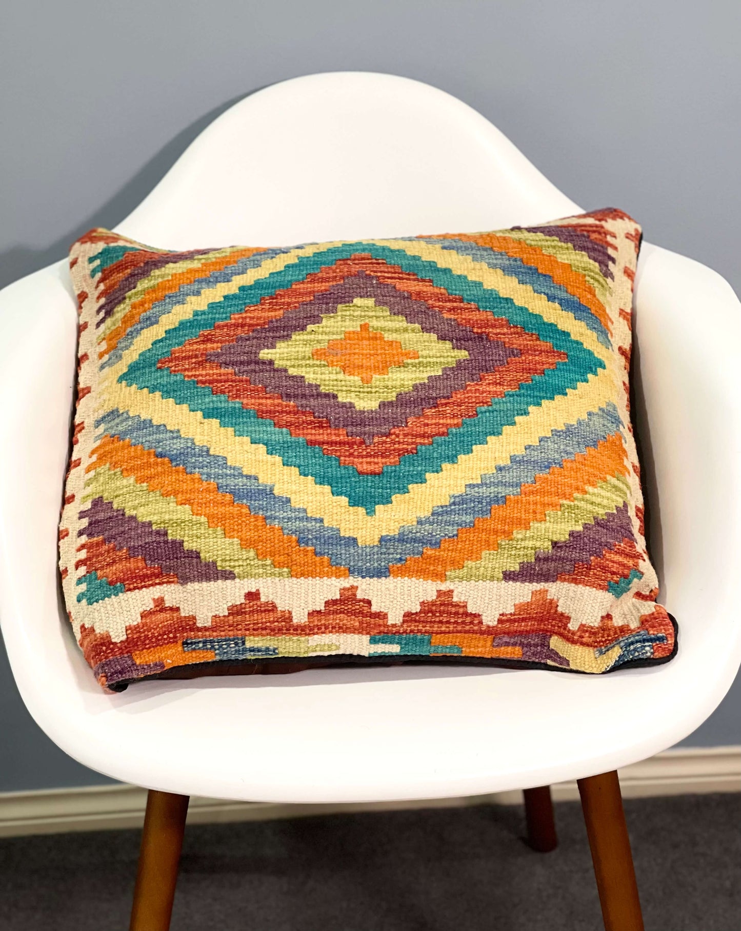 Chobi Kilim Cushion Cover 45cm X 45cm AF#97