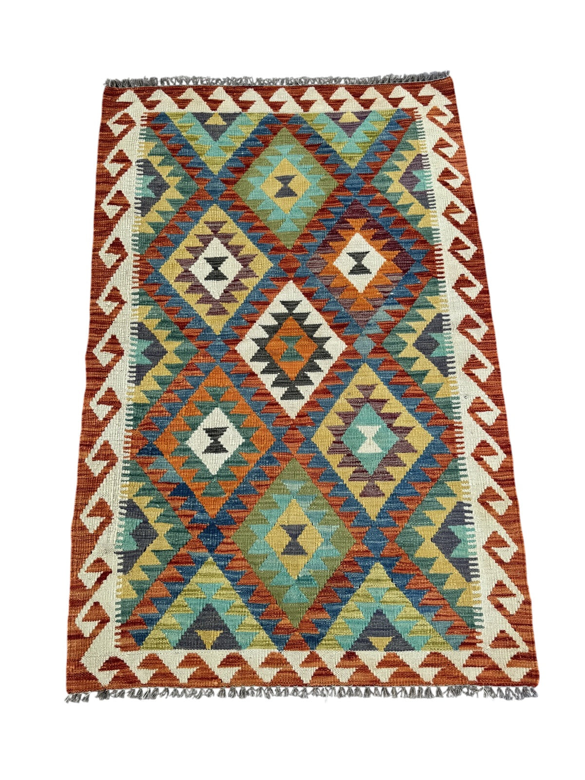 Handmade Afghan Kilim Rug 154 CM x 104 CM Sk#1450
