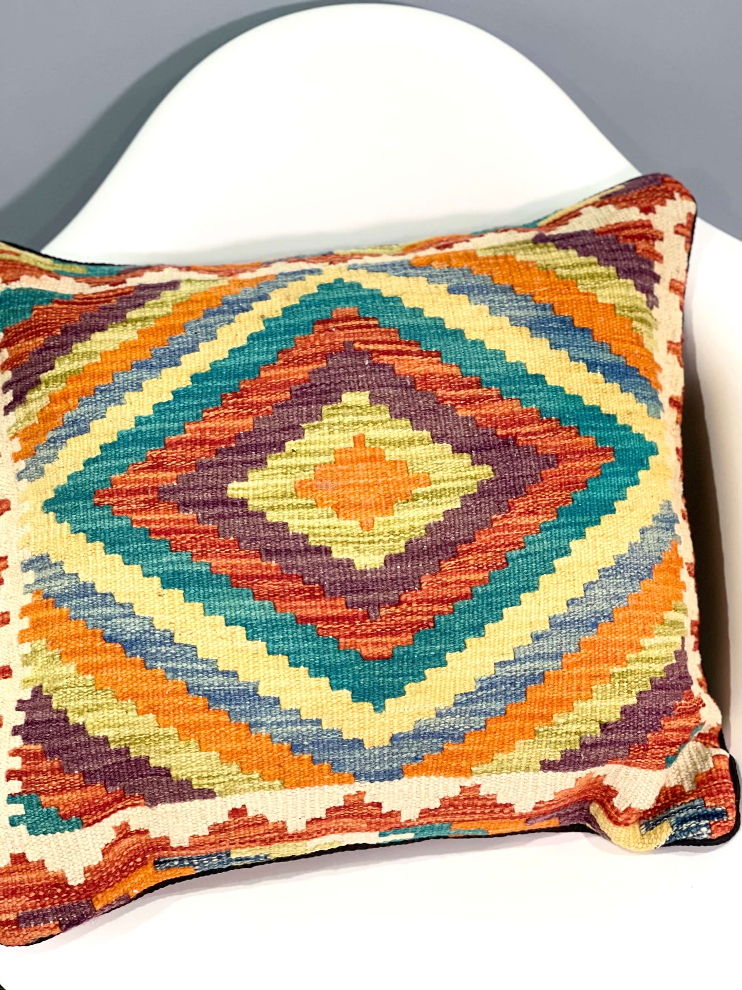 Chobi Kilim Cushion Cover 45cm X 45cm AF#97